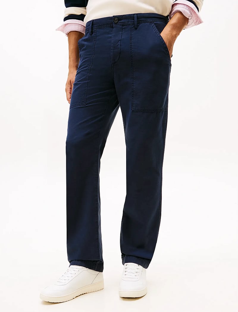 Tommy Hilfiger - MERCER RIGID UTILITY GMD - casual byxor - dark night navy - 0