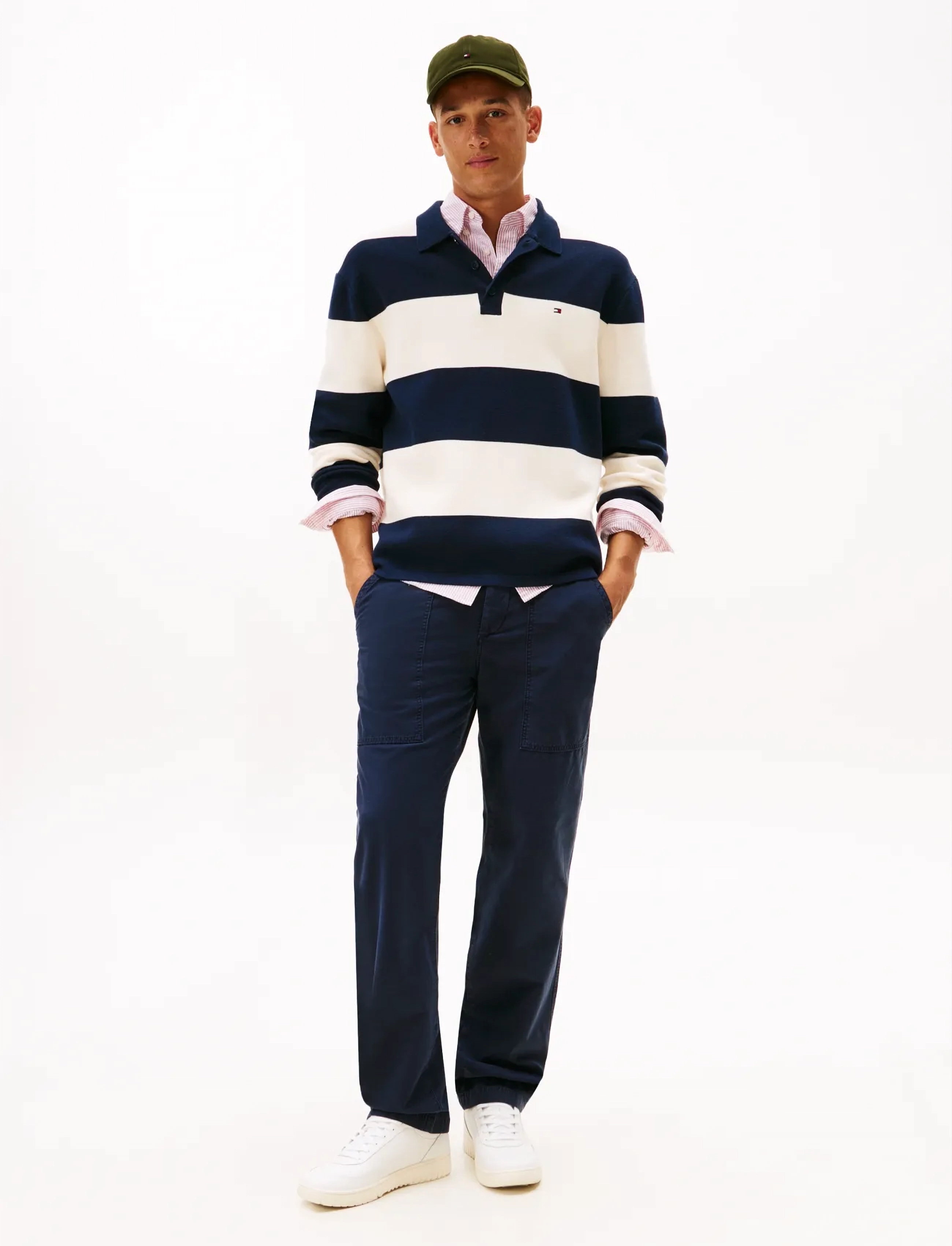 Tommy Hilfiger - MERCER RIGID UTILITY GMD - vabaaja püksid - dark night navy - 2