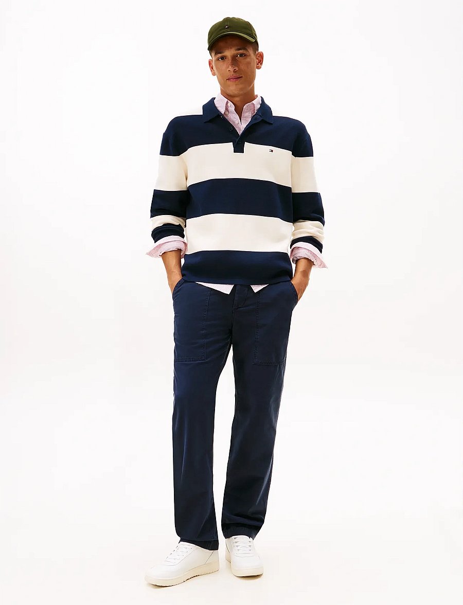 Tommy Hilfiger - MERCER RIGID UTILITY GMD - vabaaja püksid - dark night navy - 2