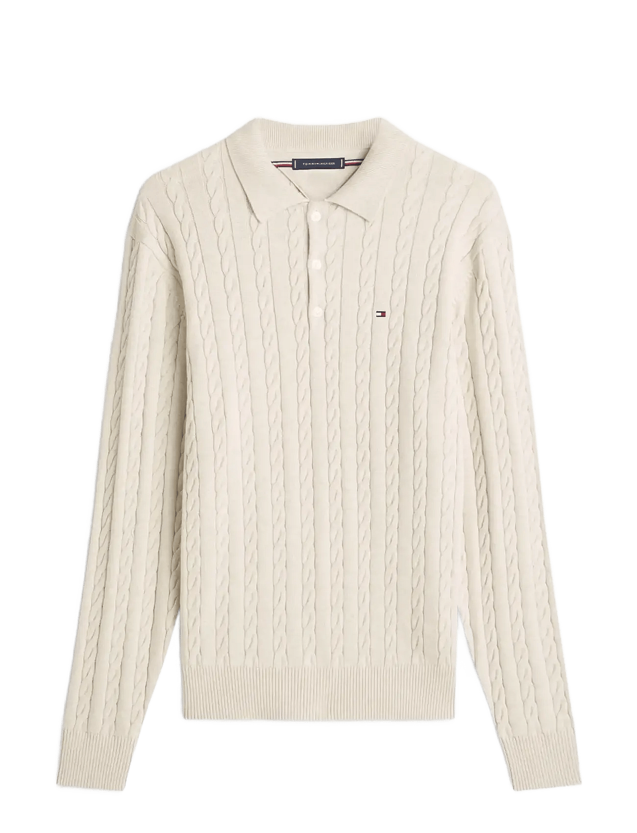 Tommy Hilfiger | Classic Cotton Cable Ls Polo | XXL