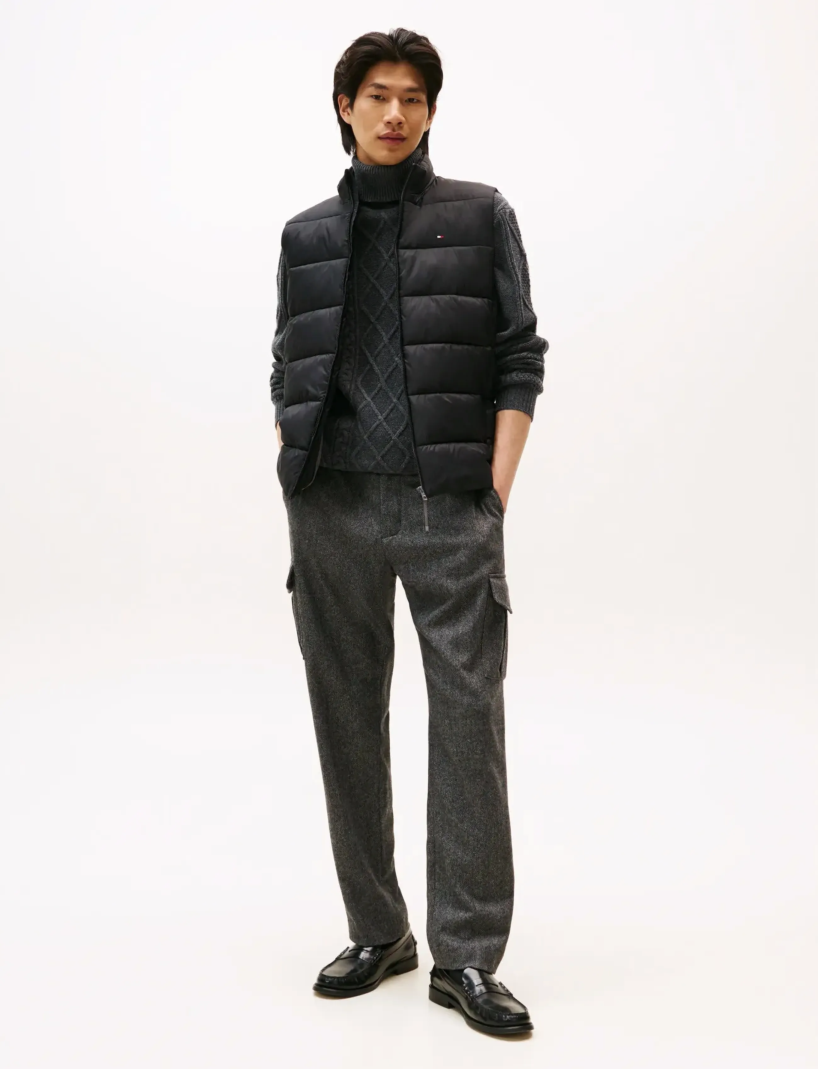 Tommy Hilfiger - MID WEIGHT VEST - vestid - black - 2