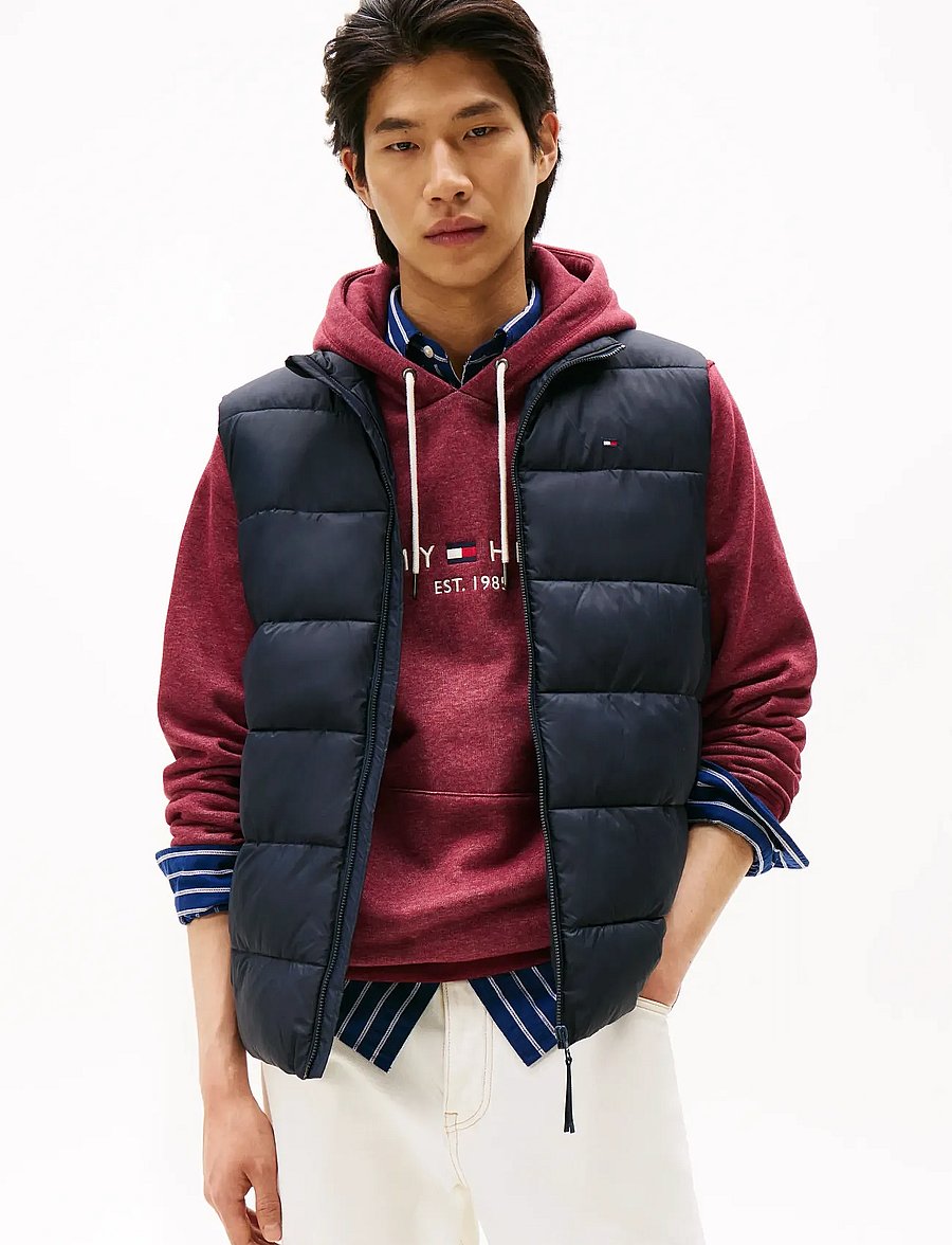 Tommy Hilfiger - MID WEIGHT VEST - västar - desert sky - 0