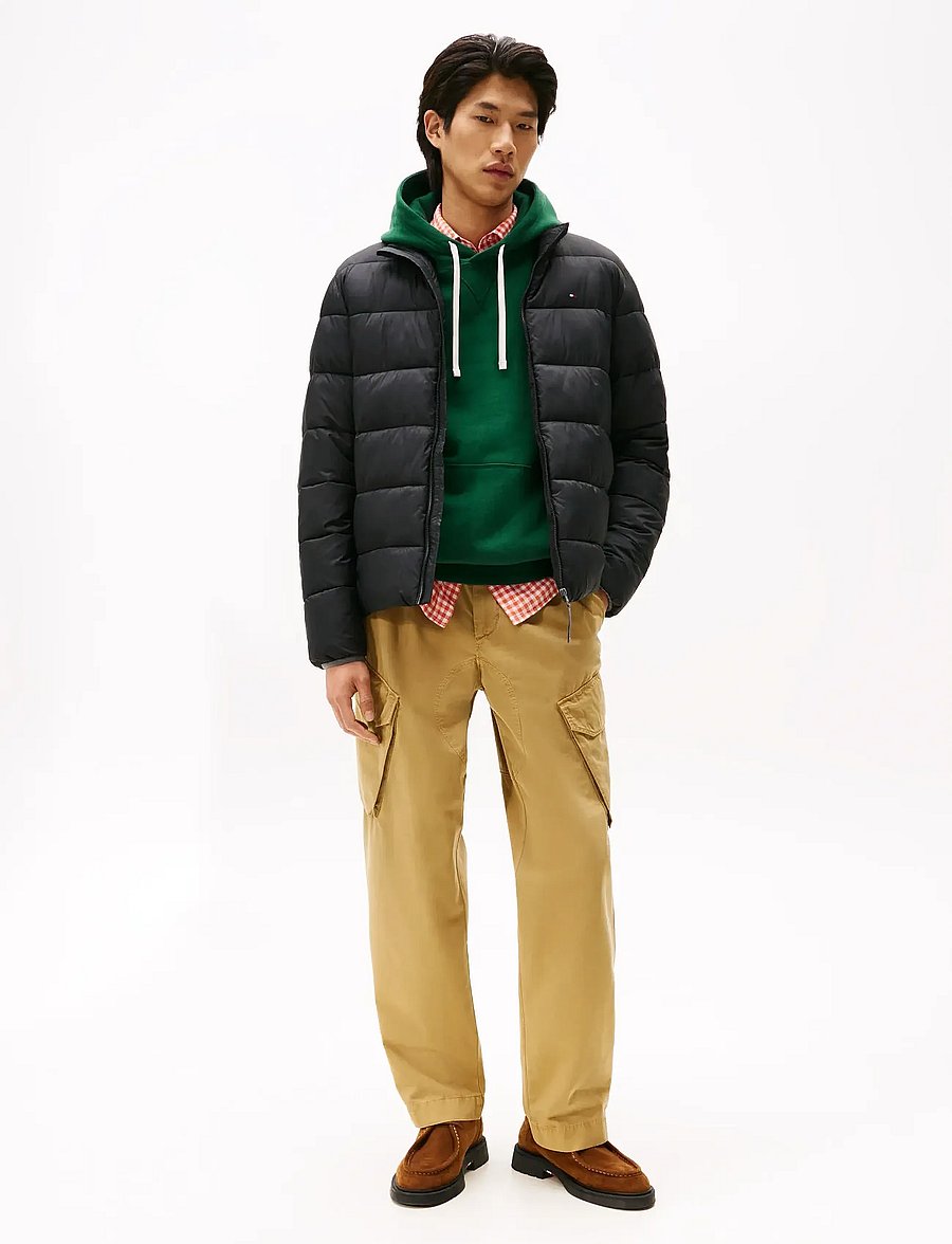 Tommy Hilfiger - MID WEIGHT STAND COLLAR JKT - daunenjacken - black - 2