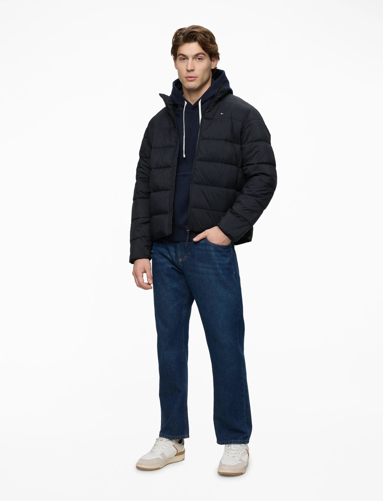 Tommy Hilfiger - MID WEIGHT STAND COLLAR JKT - forede jakker - desert sky - 2