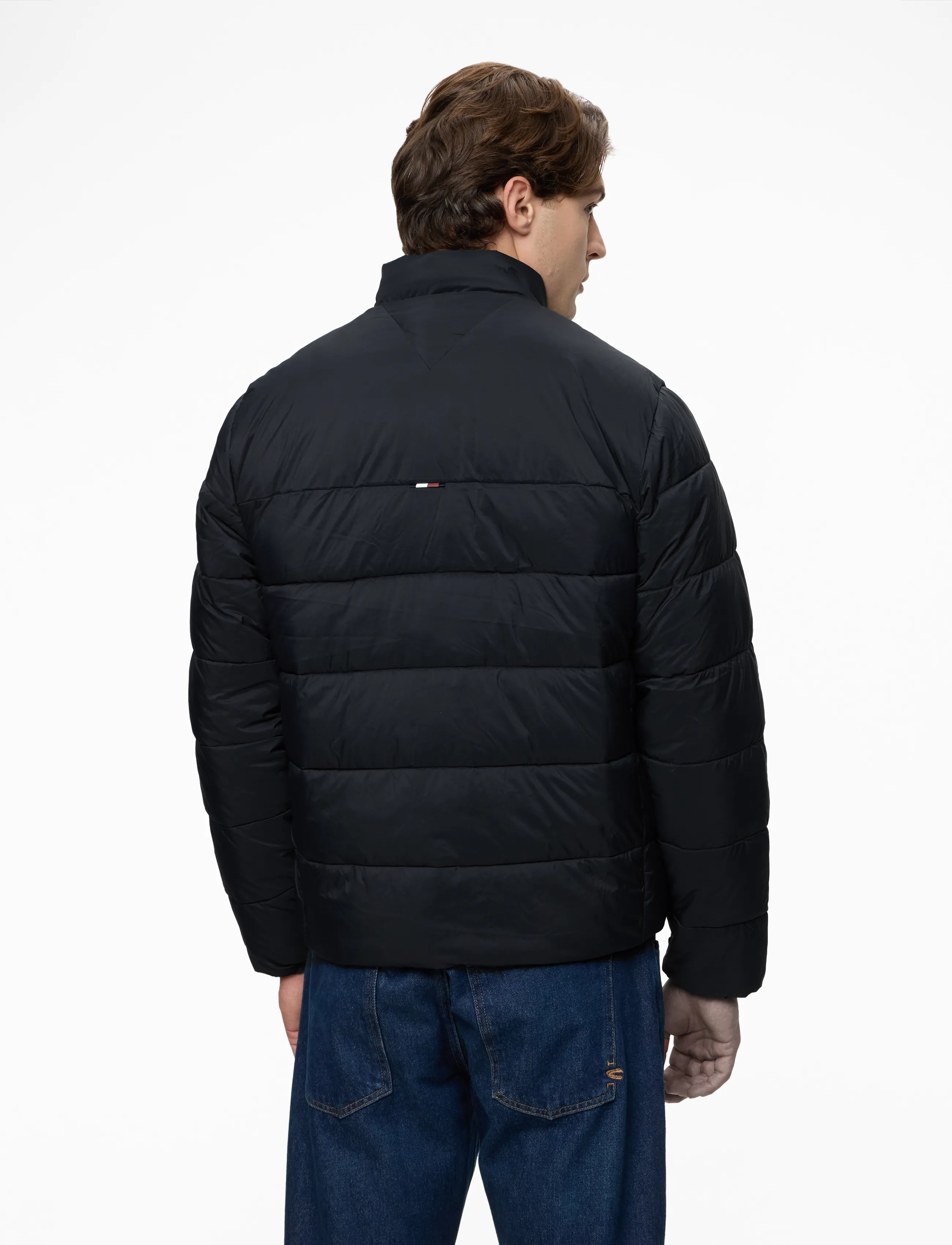 Tommy Hilfiger - MID WEIGHT STAND COLLAR JKT - dúnjakkar - desert sky - 4