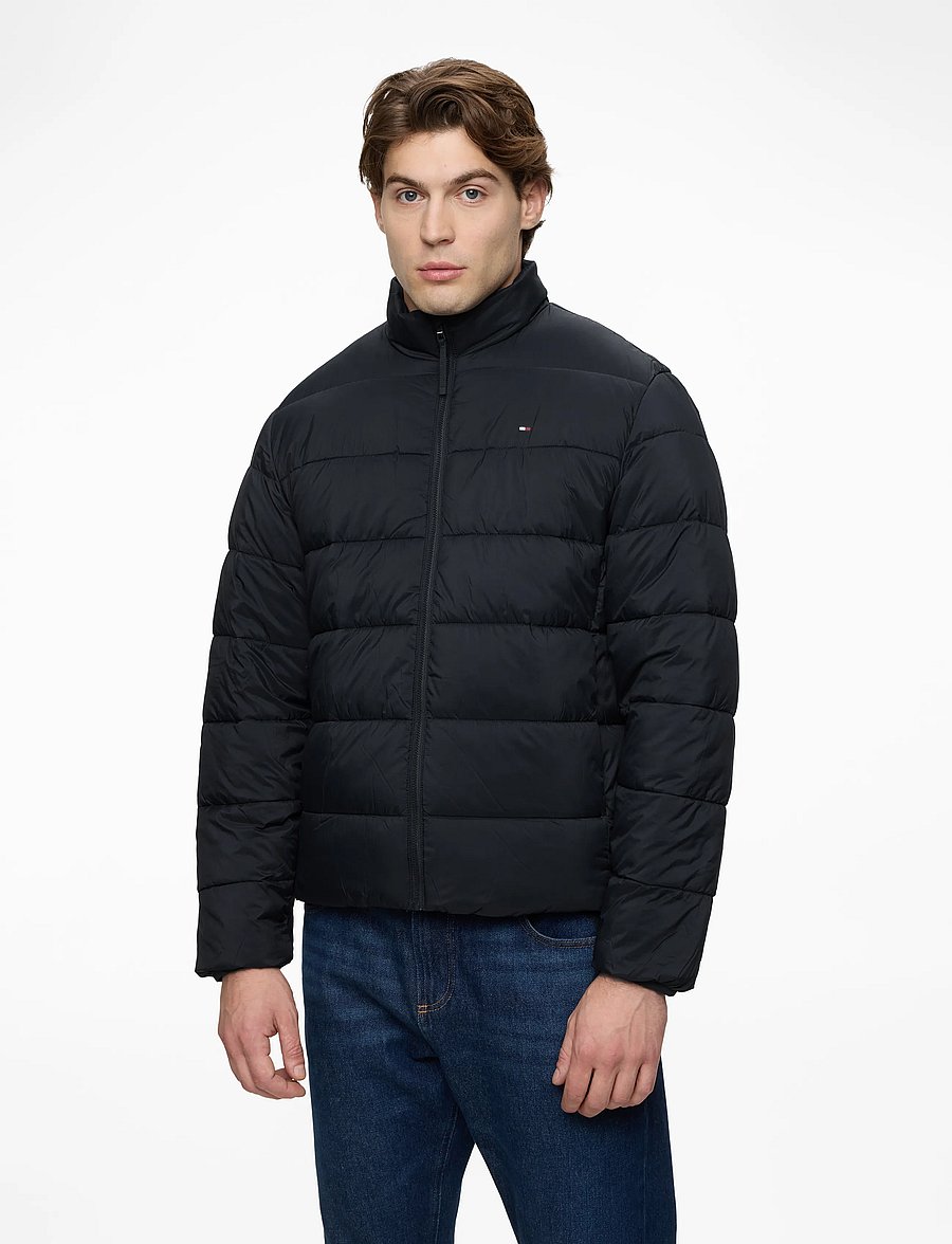 Tommy Hilfiger - MID WEIGHT STAND COLLAR JKT - daunenjacken - desert sky - 0