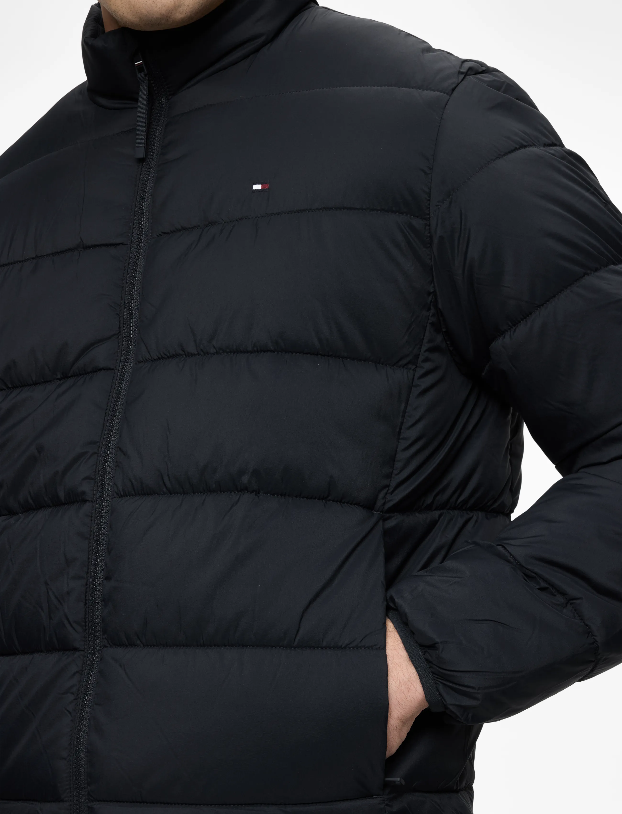 Tommy Hilfiger - MID WEIGHT STAND COLLAR JKT - dúnjakkar - desert sky - 5