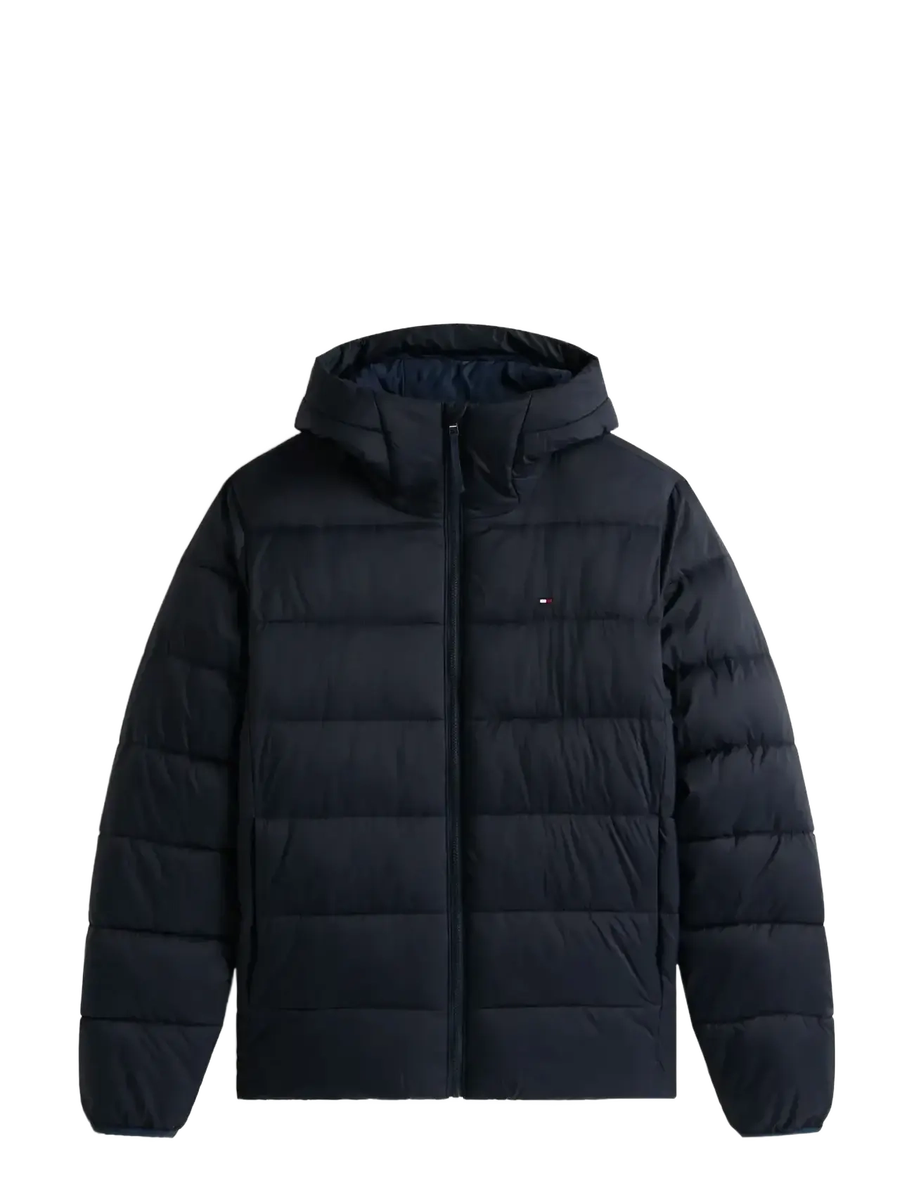 Tommy Hilfiger MID WEIGHT HOODED JACKET - Tommy Hilfiger - DESERT SKY / navy