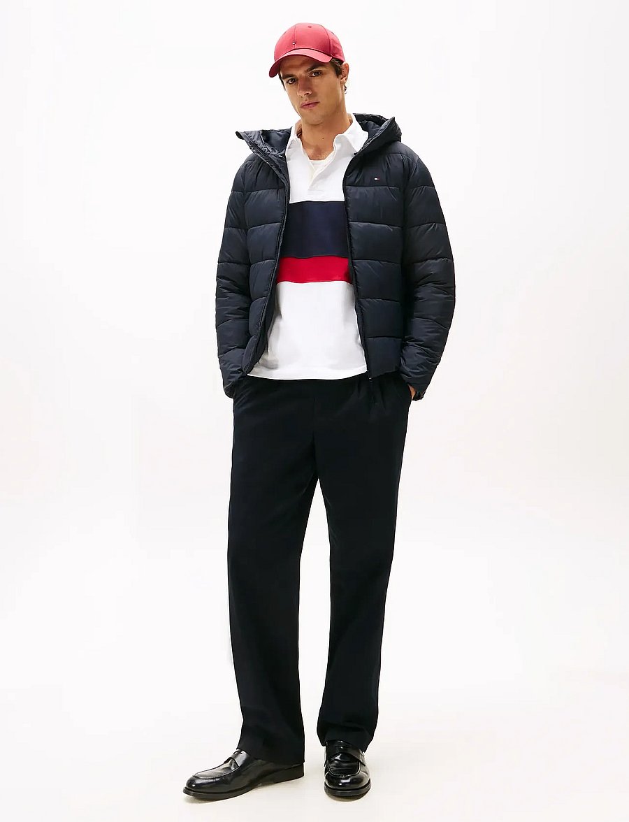 Tommy Hilfiger - MID WEIGHT HOODED JACKET - voodriga jakid - desert sky - 2