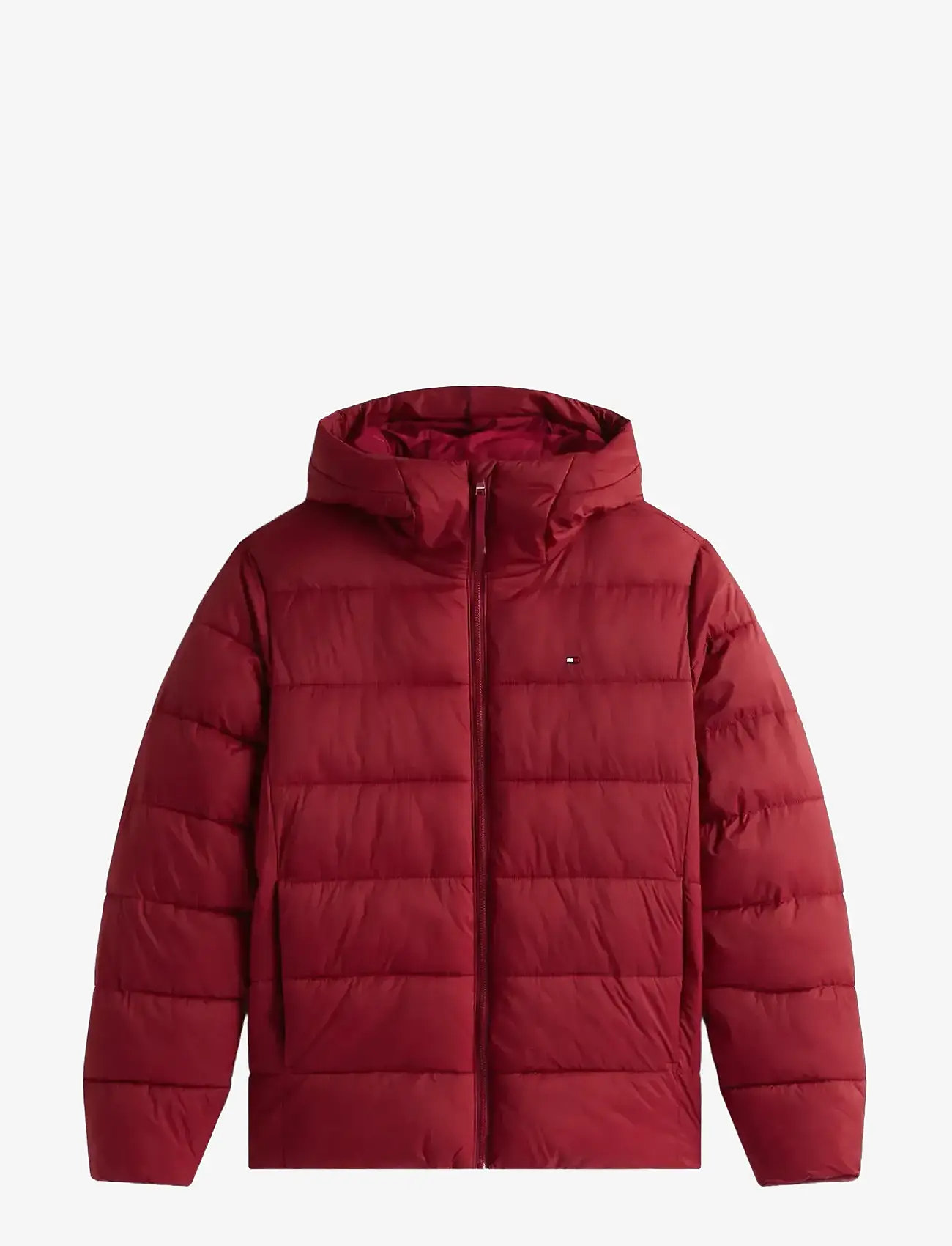 Tommy Hilfiger - MID WEIGHT HOODED JACKET - gefütterte jacken - regatta red - 1