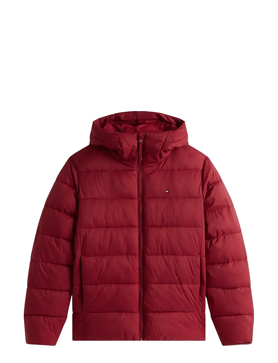 Tommy Hilfiger - MID WEIGHT HOODED JACKET - gefütterte jacken - regatta red - 1