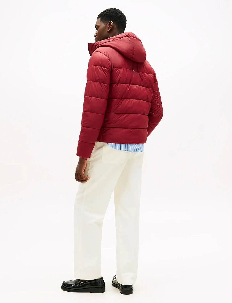 Tommy Hilfiger - MID WEIGHT HOODED JACKET - gefütterte jacken - regatta red - 3