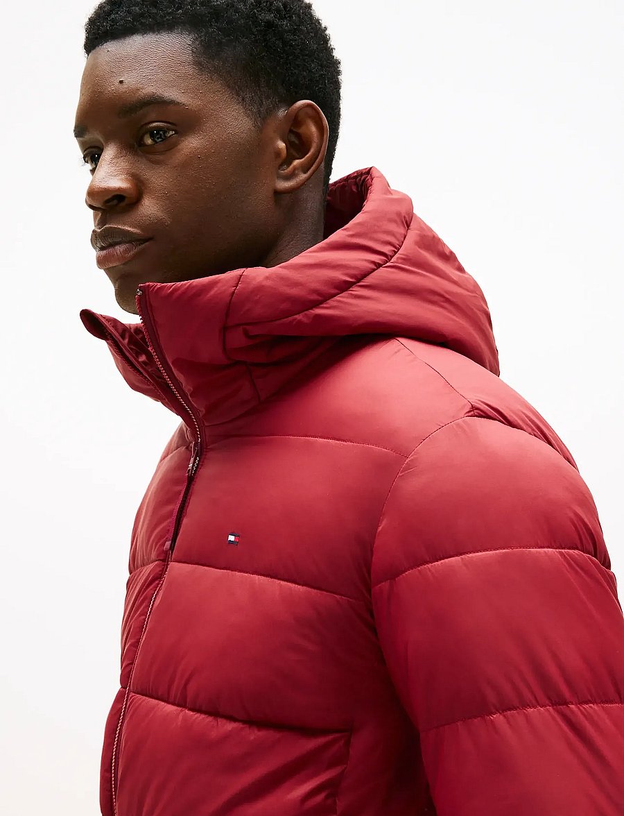 Tommy Hilfiger - MID WEIGHT HOODED JACKET - gefütterte jacken - regatta red - 4