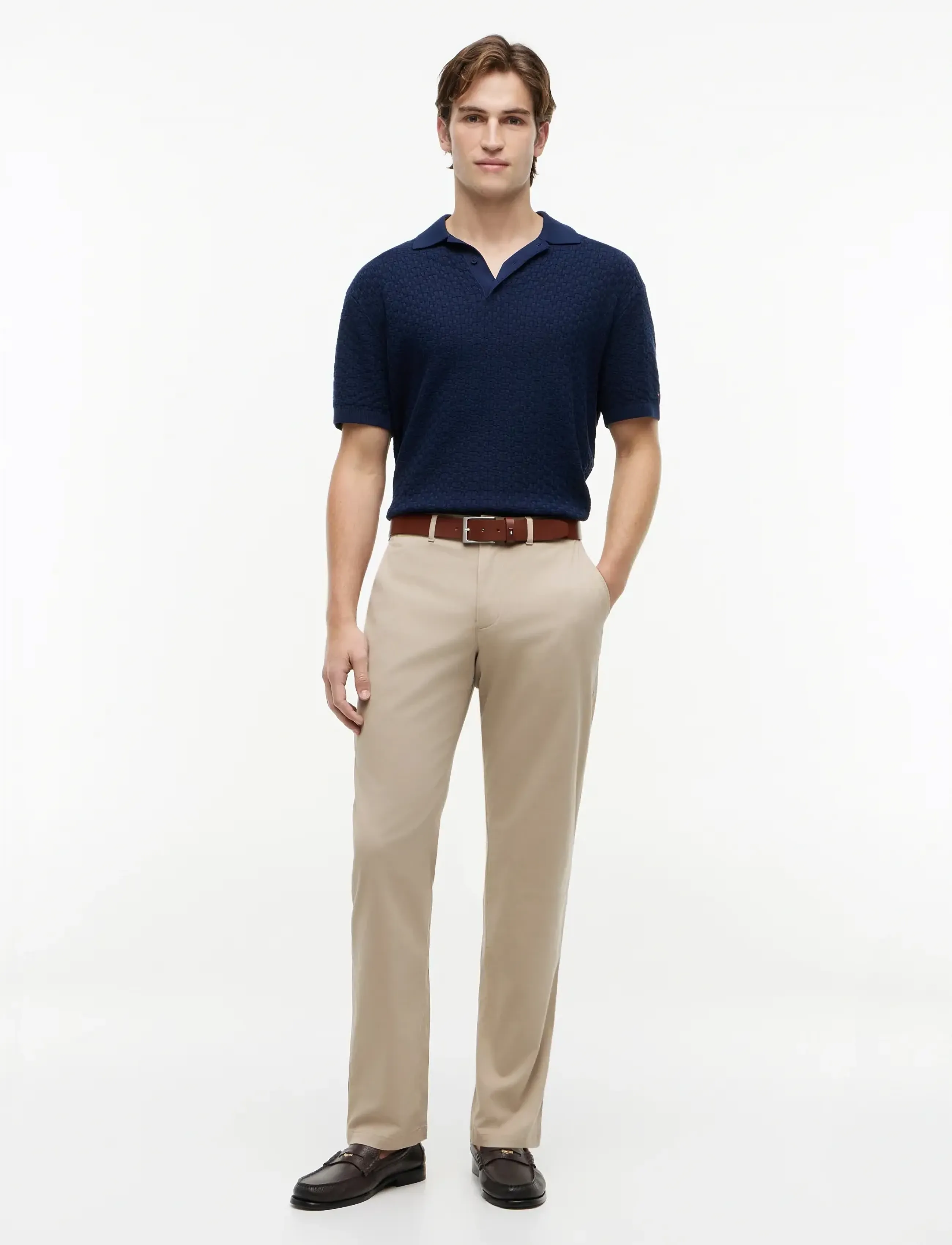 Tommy Hilfiger - CORE DENTON ESSENTIAL TWILL - chinot - batique khaki - 4