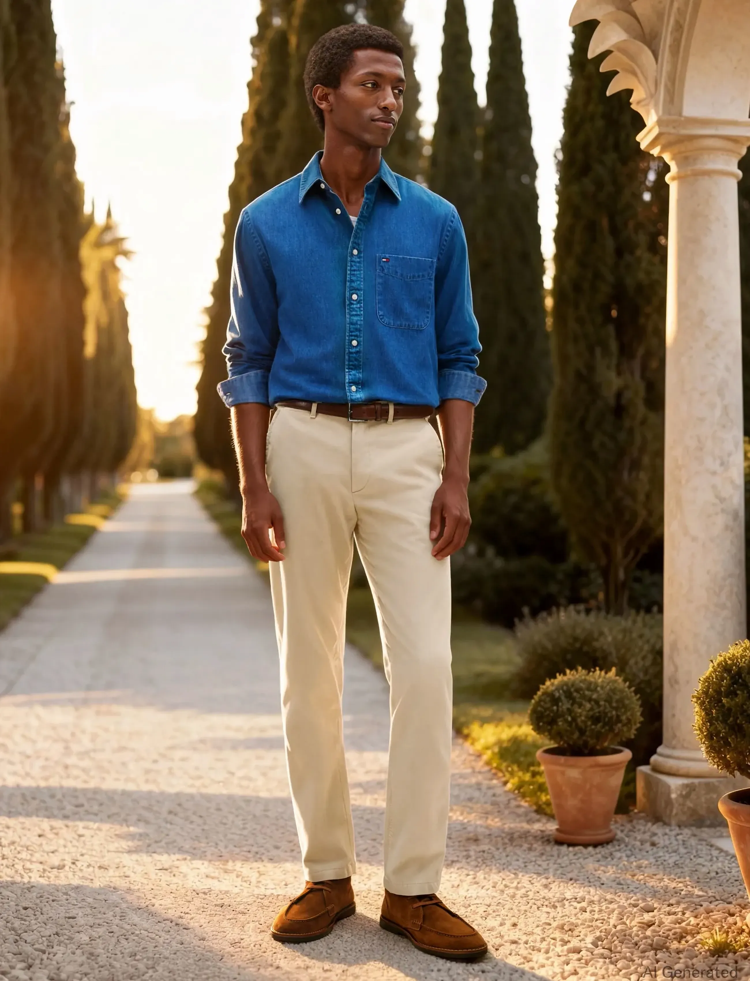 TOMMY HILFIGER Core Denton Essential Twill chinos herr – bild 7