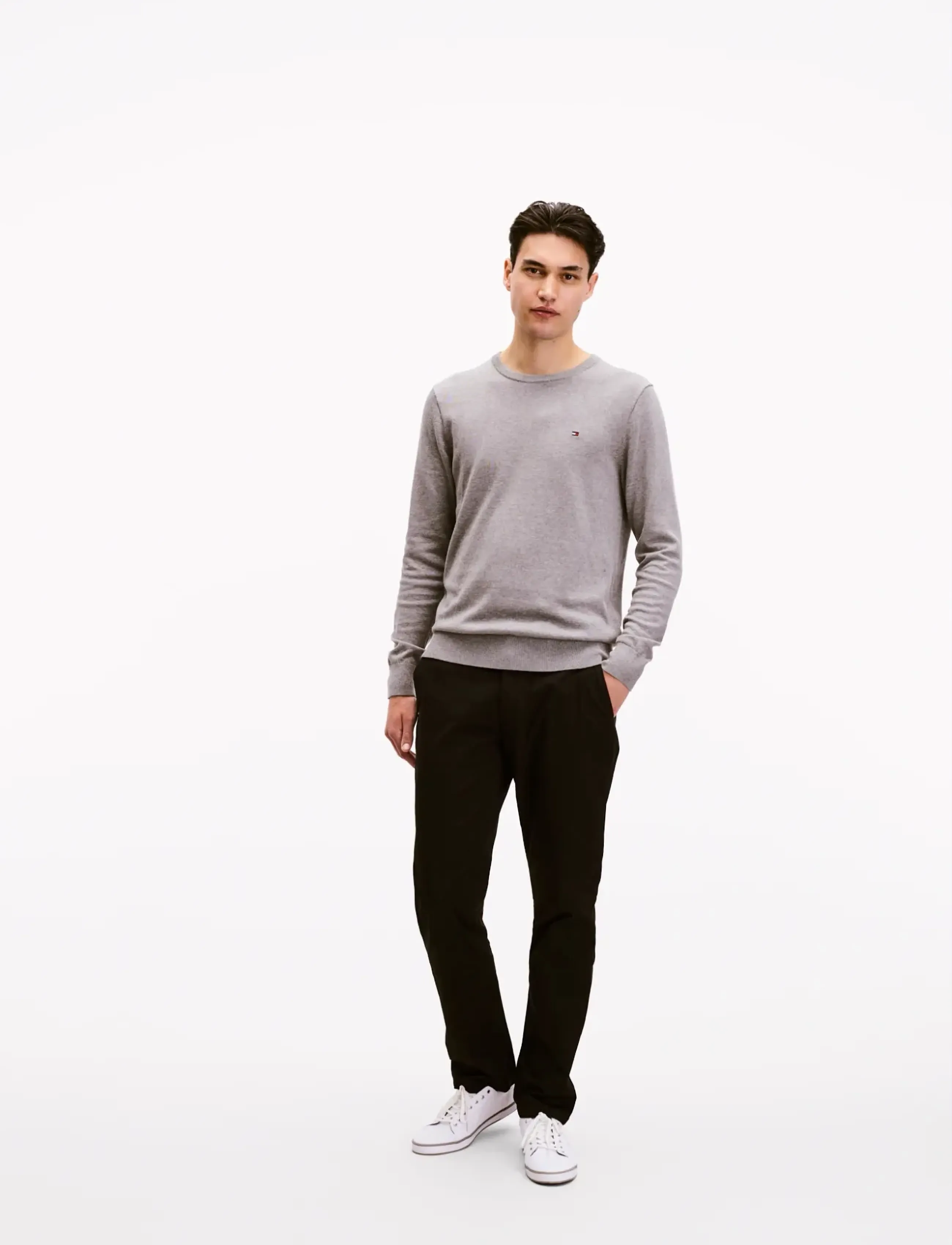 Tommy Hilfiger CORE DENTON ESSENTIAL TWILL - Tommy Hilfiger - BLACK / black