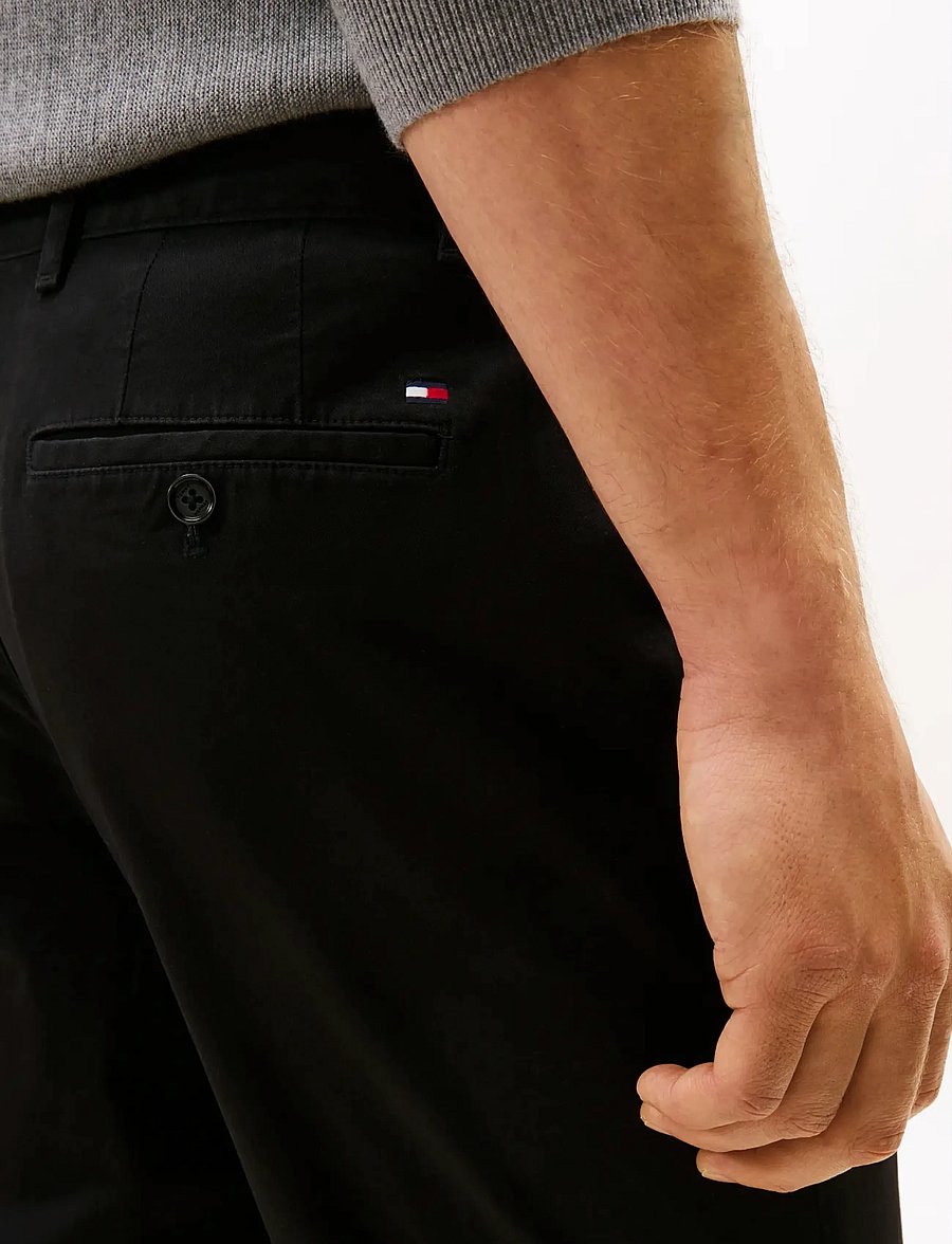 Tommy Hilfiger - CORE DENTON ESSENTIAL TWILL - chinos - black - 4