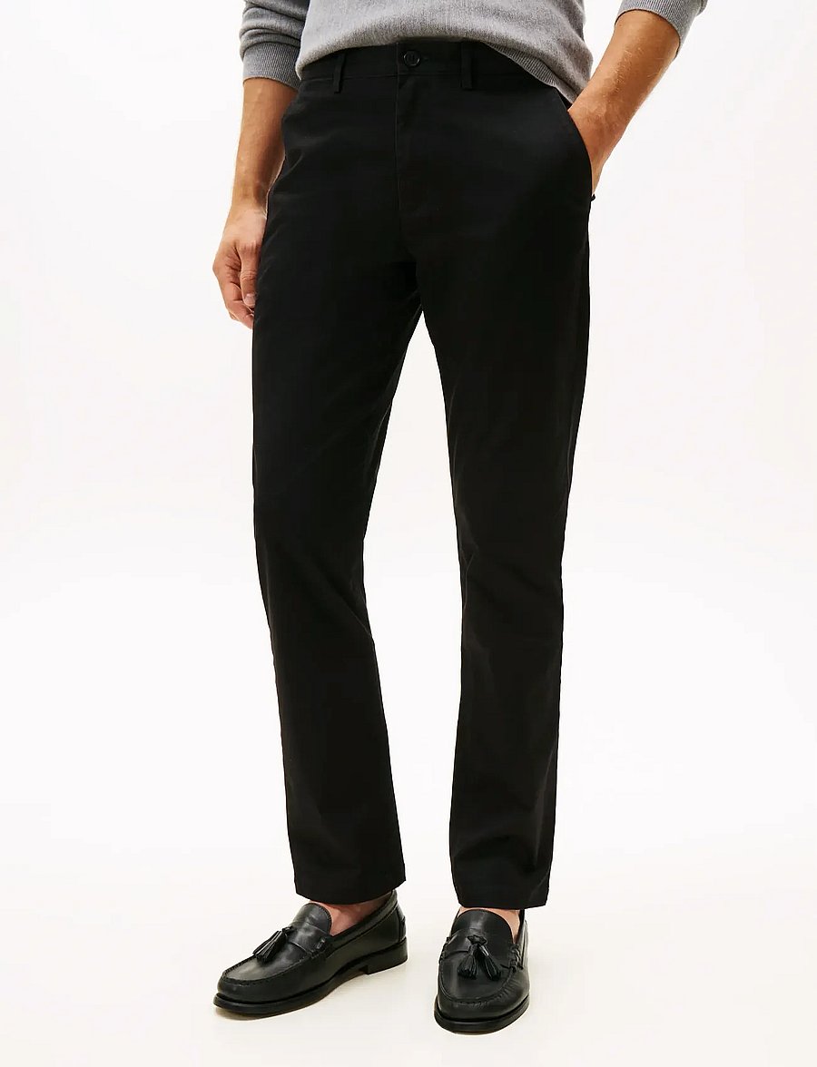 Tommy Hilfiger - CORE DENTON ESSENTIAL TWILL - chinos - black - 5