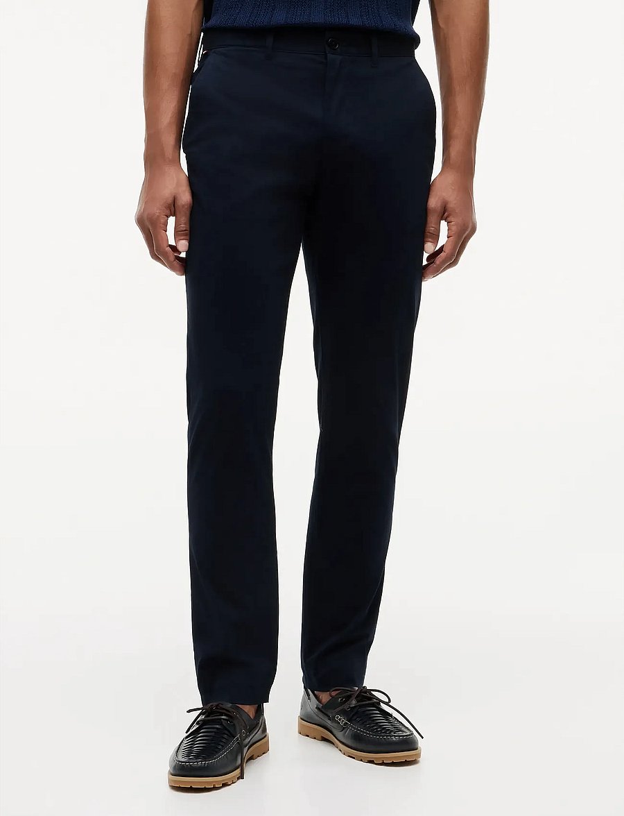 Tommy Hilfiger - CORE DENTON ESSENTIAL TWILL - chino bikses - navy blue - 0