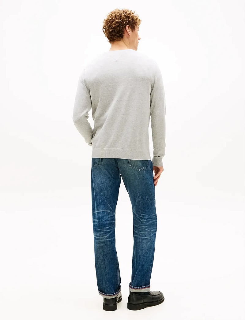 Tommy Hilfiger - ESSENTIAL COTTON V NECK - v-ausschnitt - light grey heather - 2