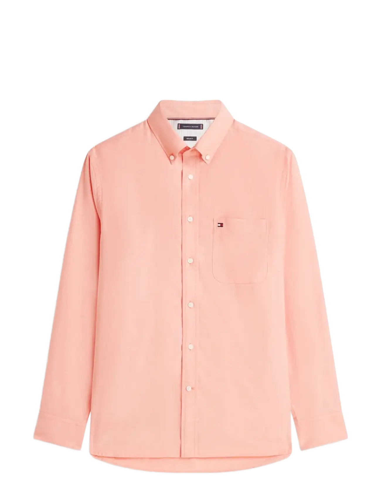 TOMMY HILFIGER Hell Oxford Solid Sf Shirt Coral - M - Herren