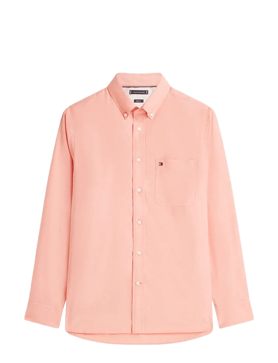 Tommy Hilfiger - LIGHT OXFORD SOLID SF SHIRT - oxfordi särgid - brilliant orange - 1