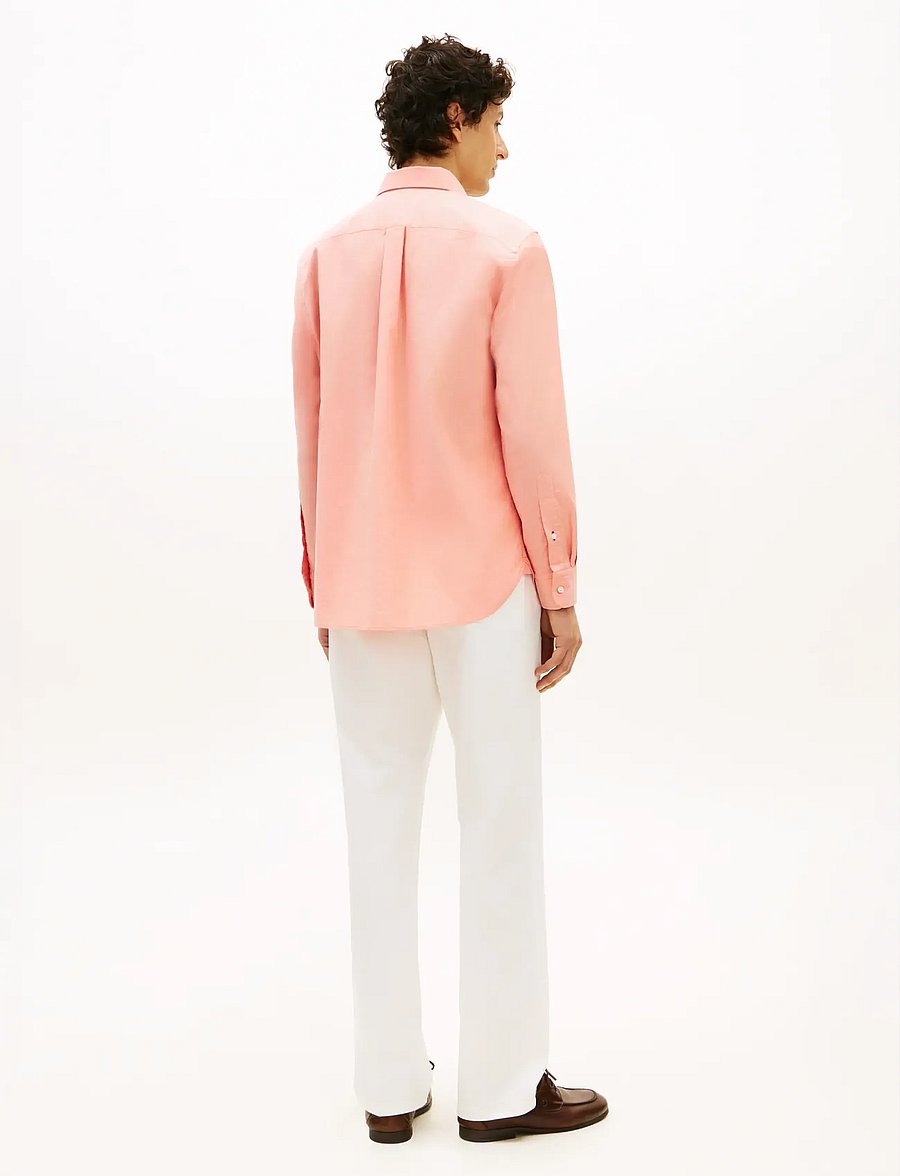 Tommy Hilfiger - LIGHT OXFORD SOLID SF SHIRT - oxfordi särgid - brilliant orange - 2