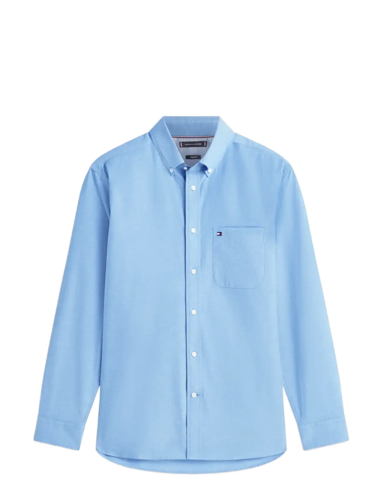 TOMMY HILFIGER Hell Oxford Solid Sf Shirt Blau - XXL - Herren