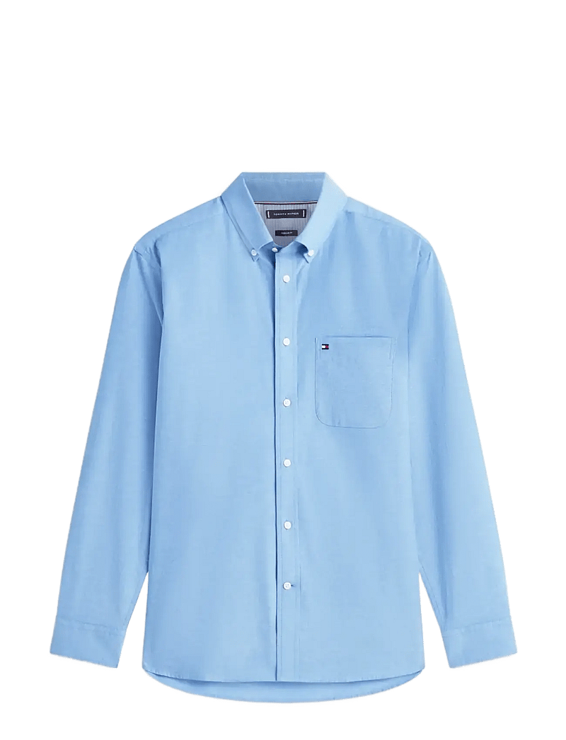 Tommy Hilfiger - LIGHT OXFORD SOLID SF SHIRT - oxford skjorter - shirt blue - 1