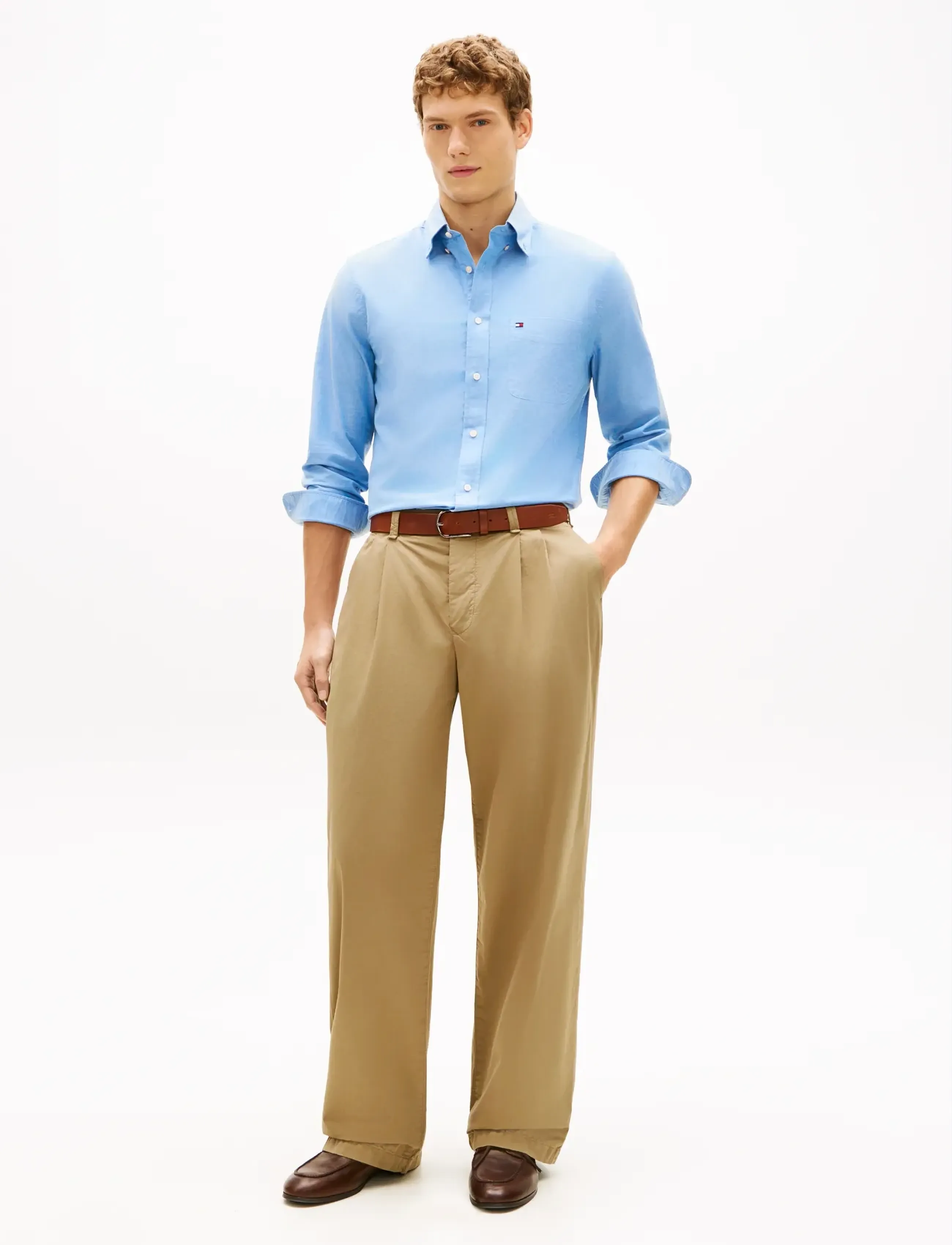 Tommy Hilfiger - LIGHT OXFORD SOLID SF SHIRT - oxford-hemden - shirt blue - 3