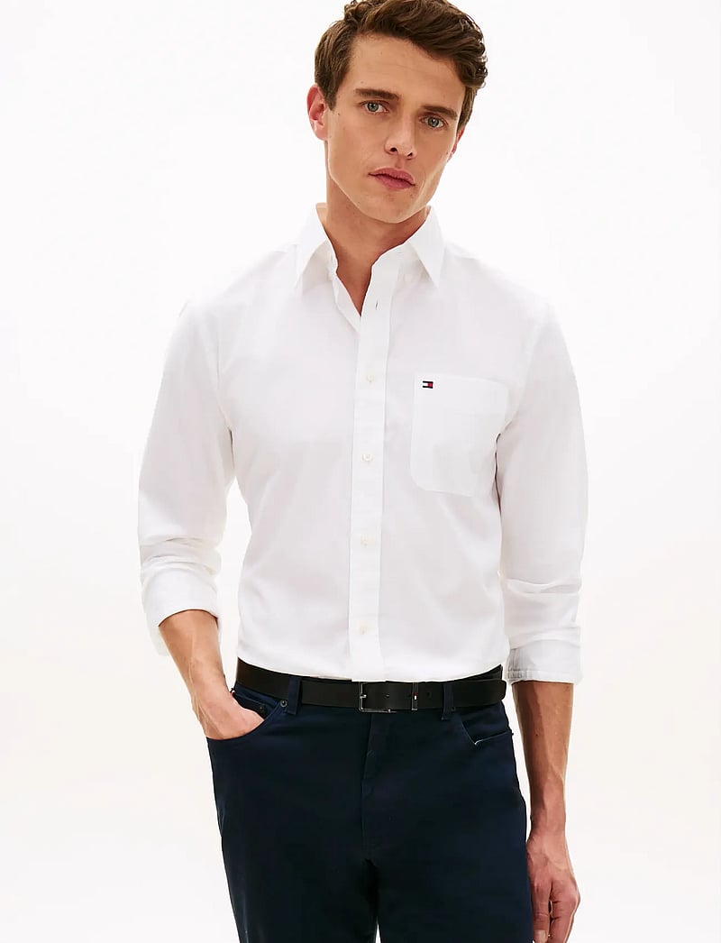 Tommy Hilfiger - LIGHT OXFORD SOLID SF SHIRT - oxford-hemden - white - 0