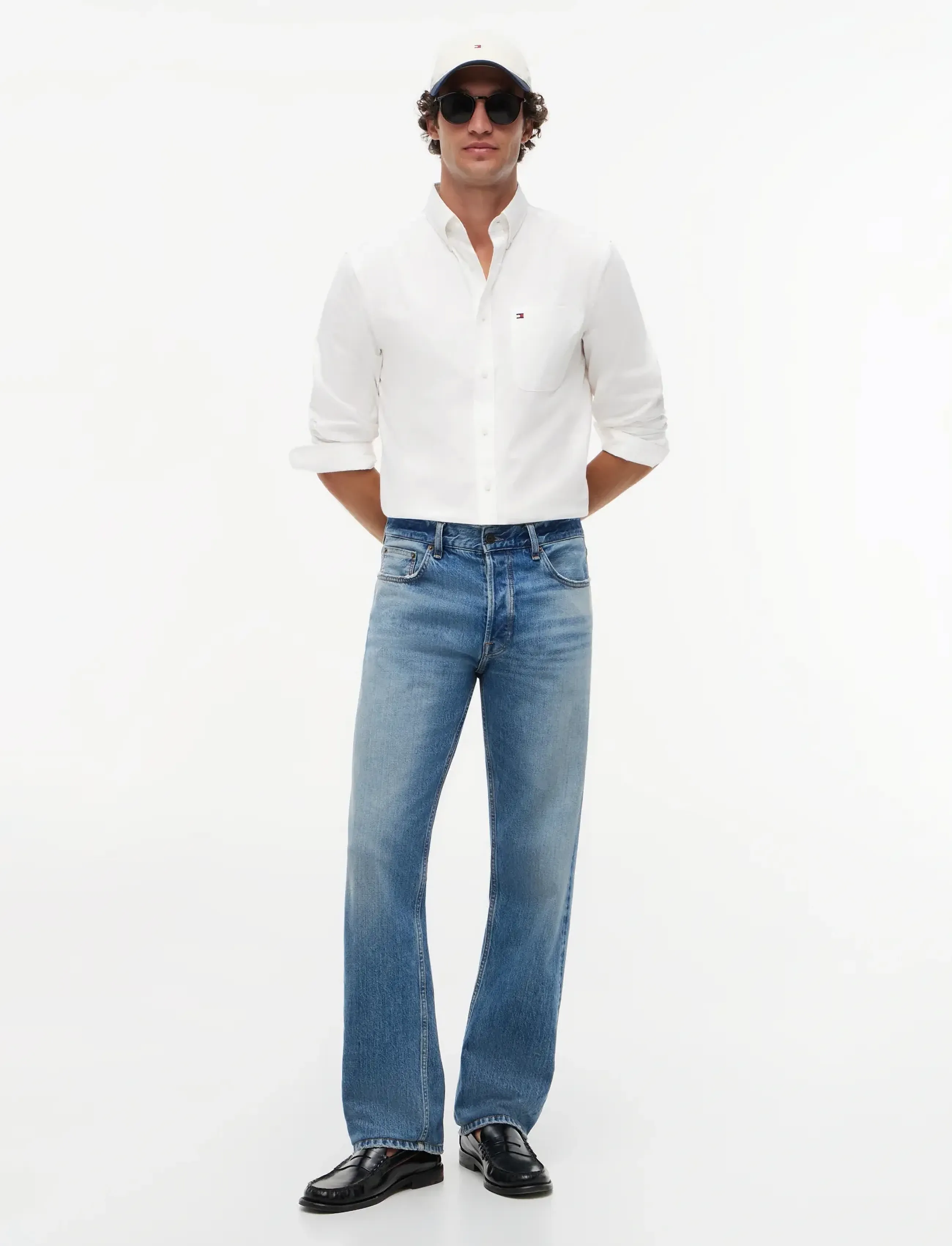 Tommy Hilfiger - LIGHT OXFORD SOLID SF SHIRT - chemises oxford - white - 4