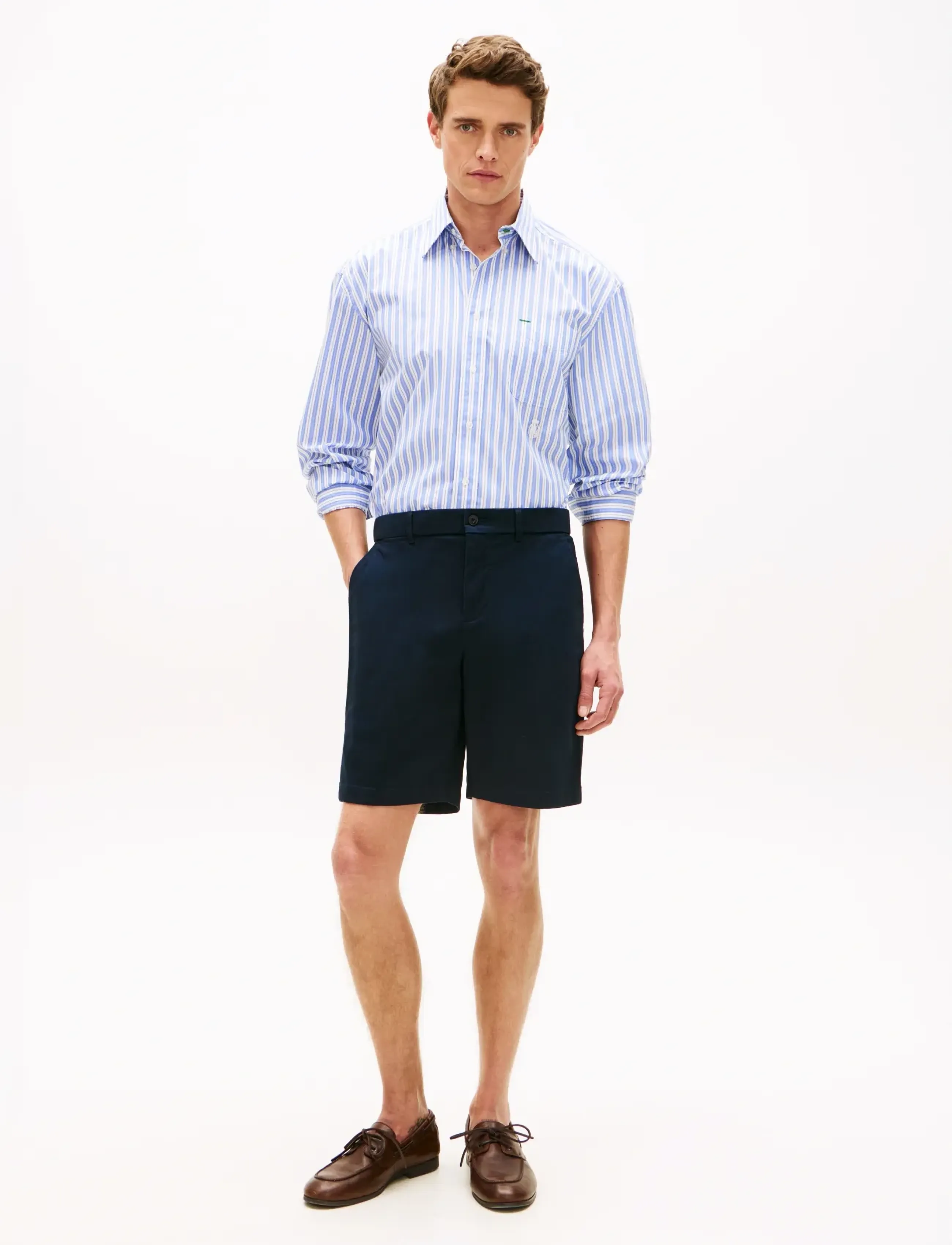 Tommy Hilfiger - HALF EWB HARLEM SHORT CHINO - chinos shorts - desert sky - 3