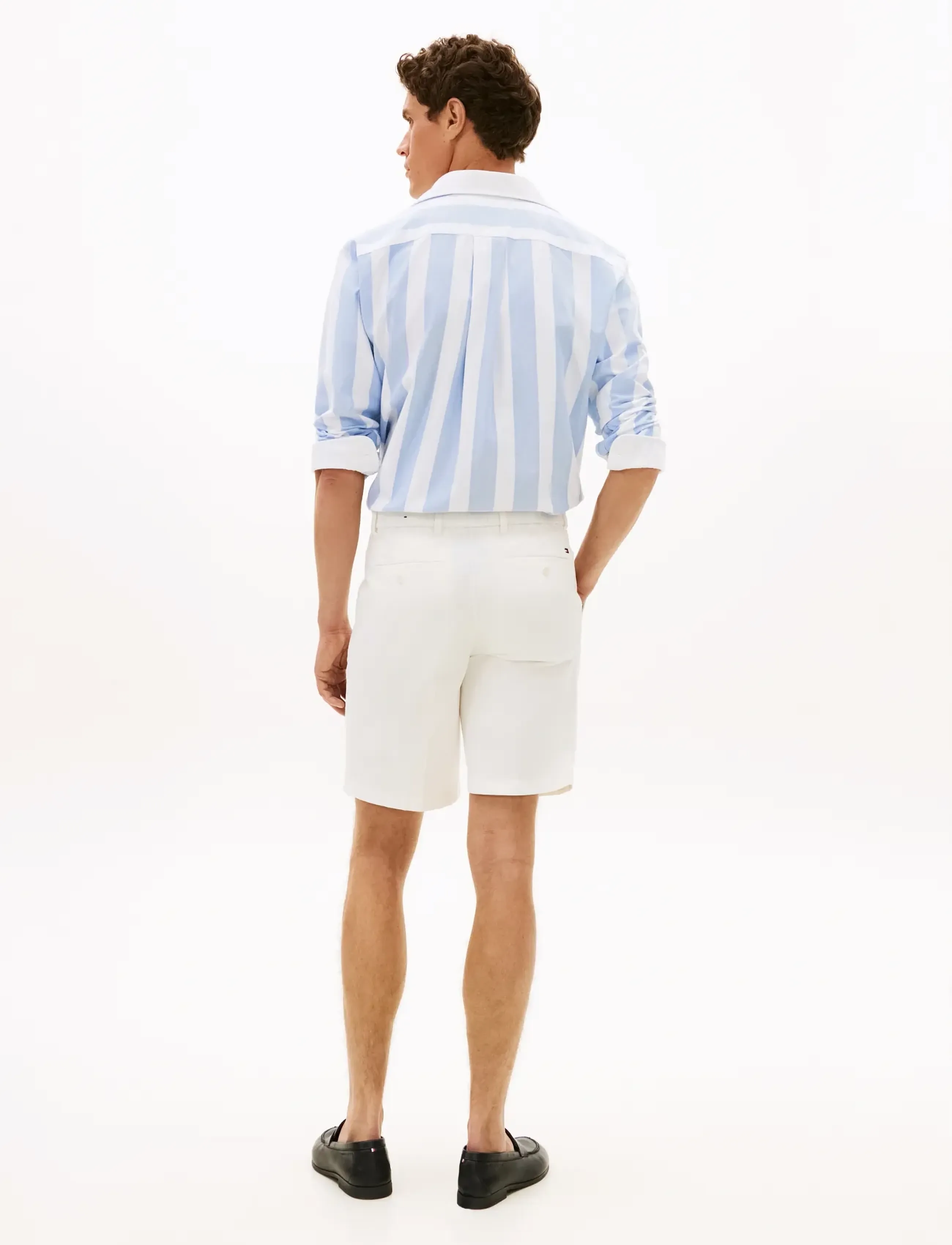Tommy Hilfiger - HALF EWB HARLEM SHORT CHINO - ivory silk - 2