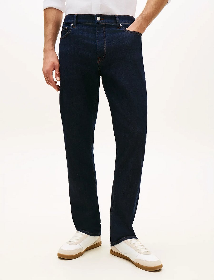 Tommy Hilfiger - DENTON COOLMAX STR DARK INDIGO - dark indigo - 0
