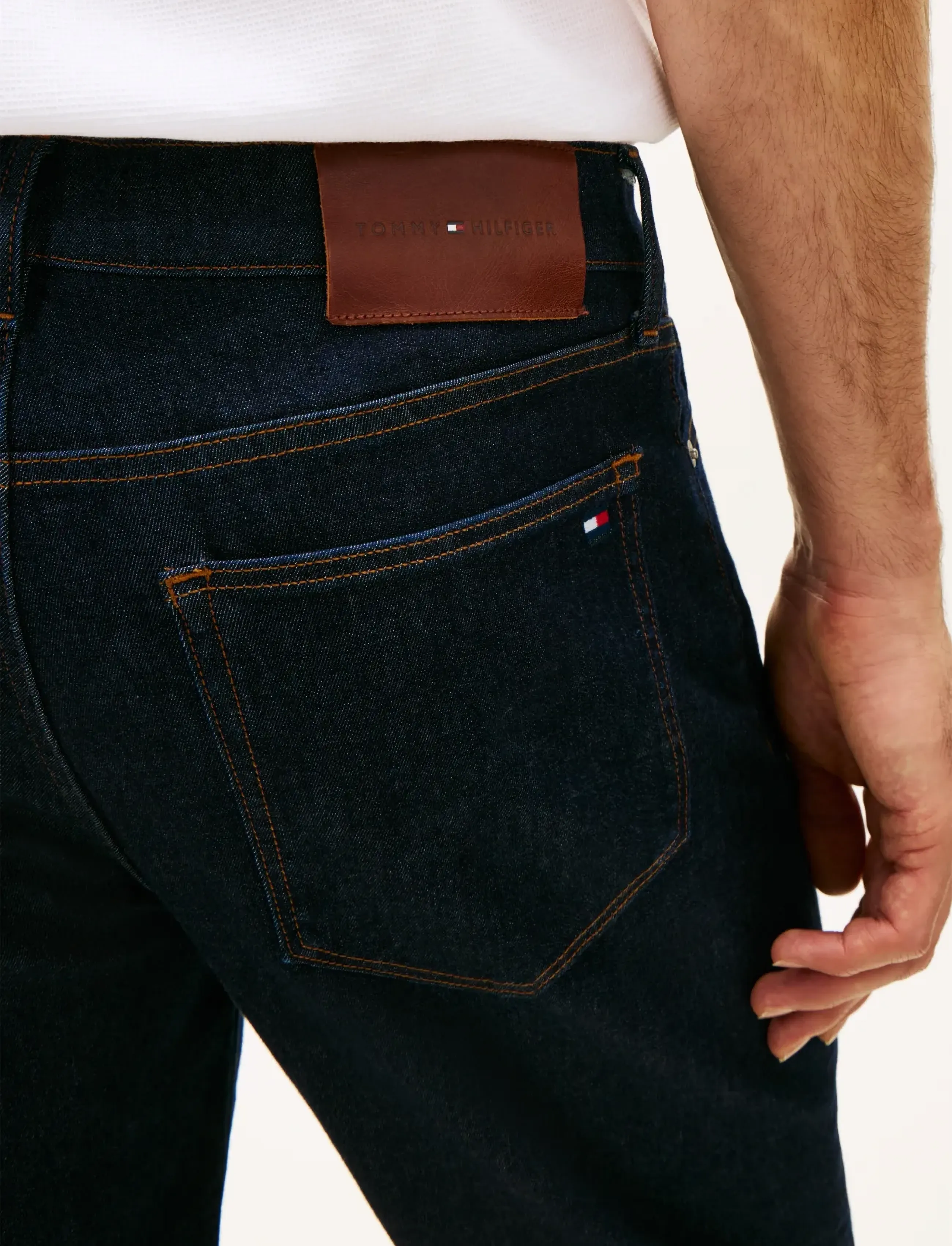 Tommy Hilfiger - DENTON COOLMAX STR DARK INDIGO - dark indigo - 4