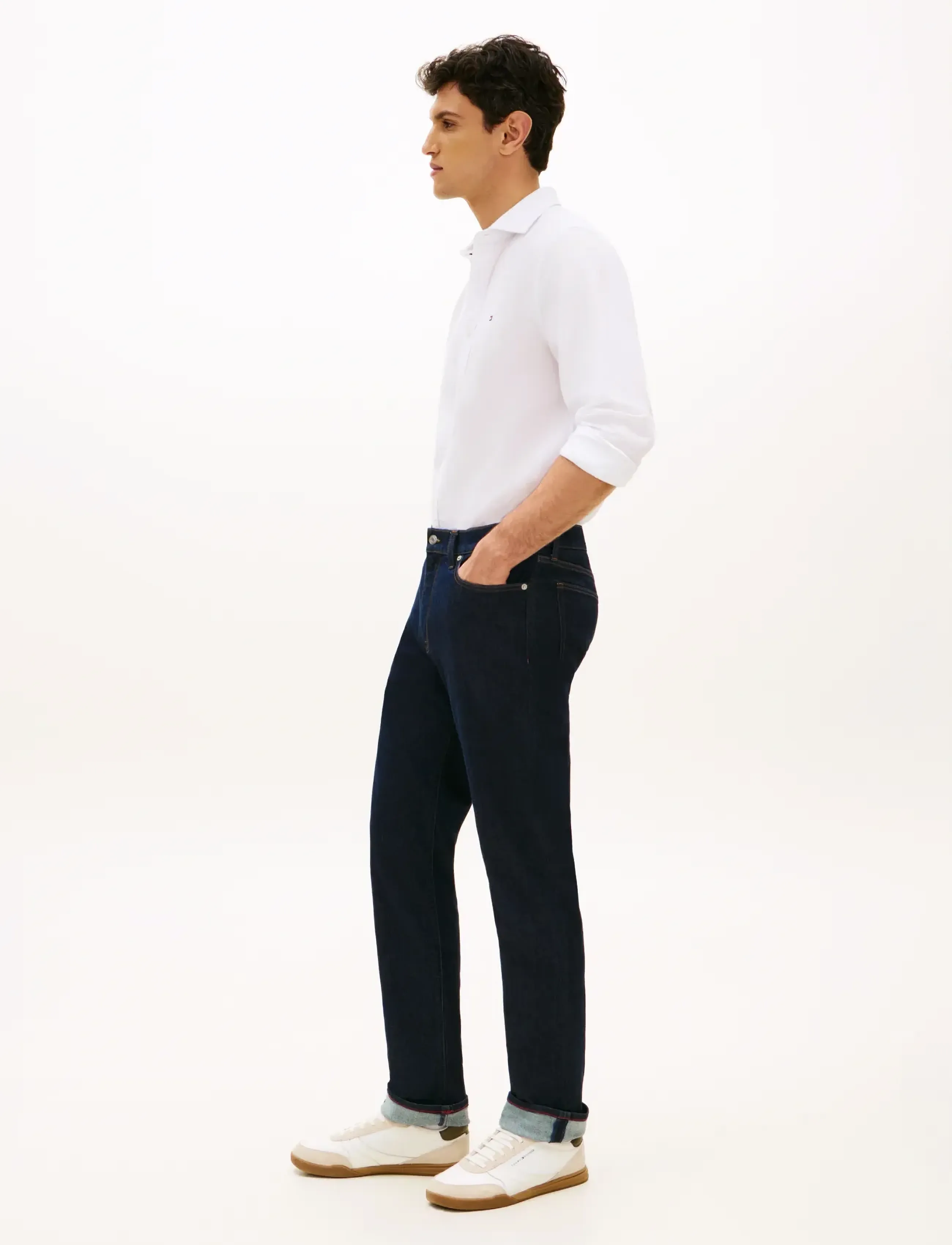 Tommy Hilfiger - DENTON COOLMAX STR DARK INDIGO - dark indigo - 5