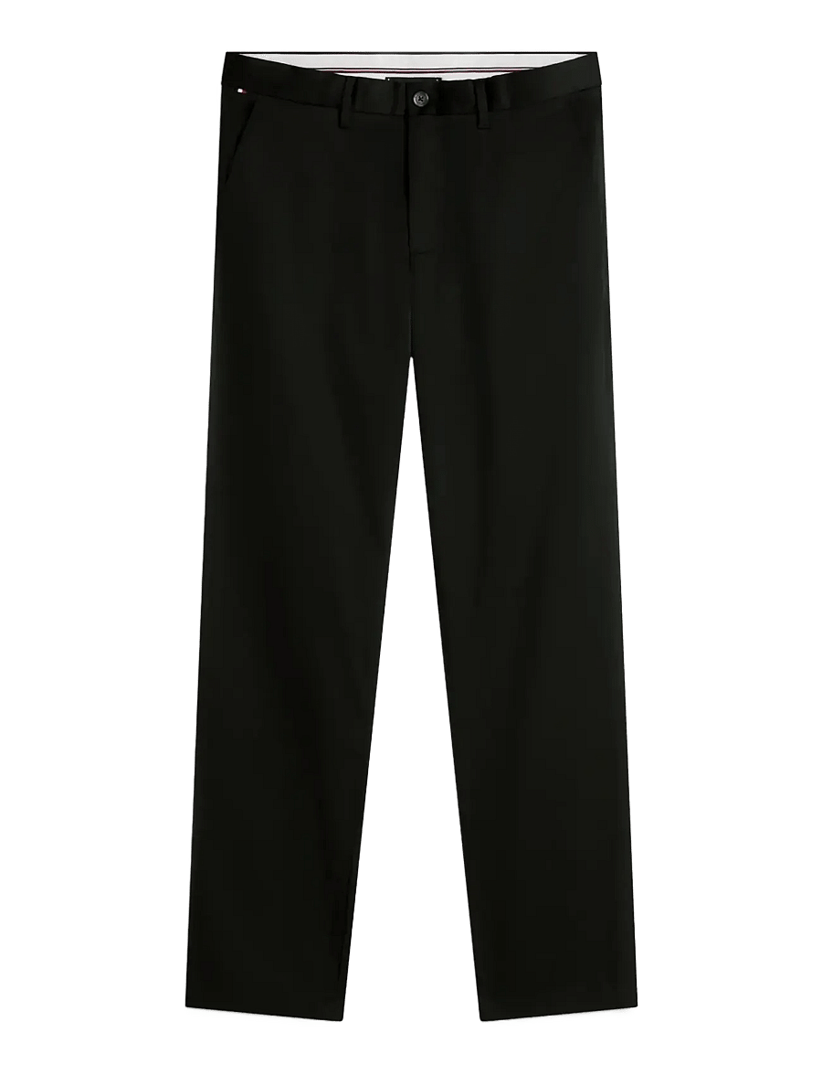 Tommy Hilfiger - LW COTTON SATIN DENTON CHINO - chinos - black - 1