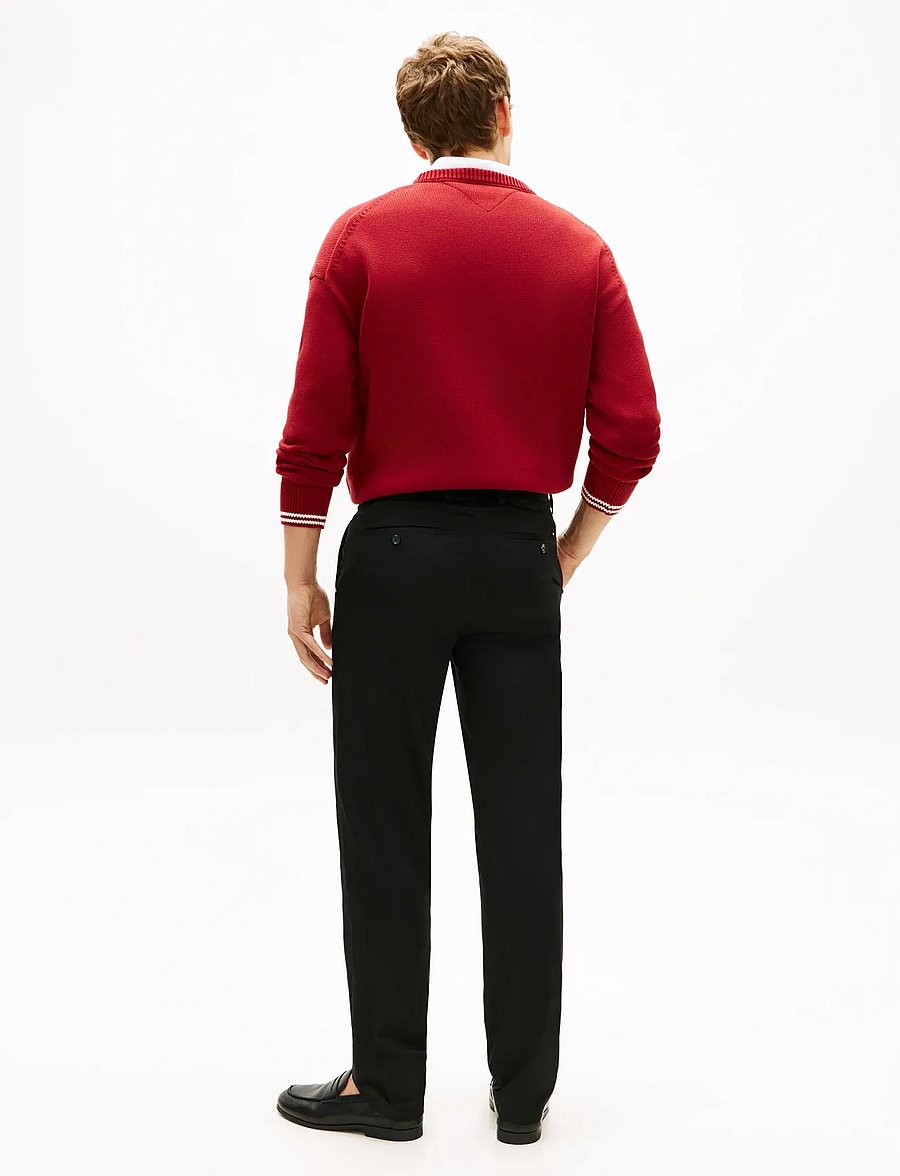 Tommy Hilfiger - LW COTTON SATIN DENTON CHINO - chinos - black - 2