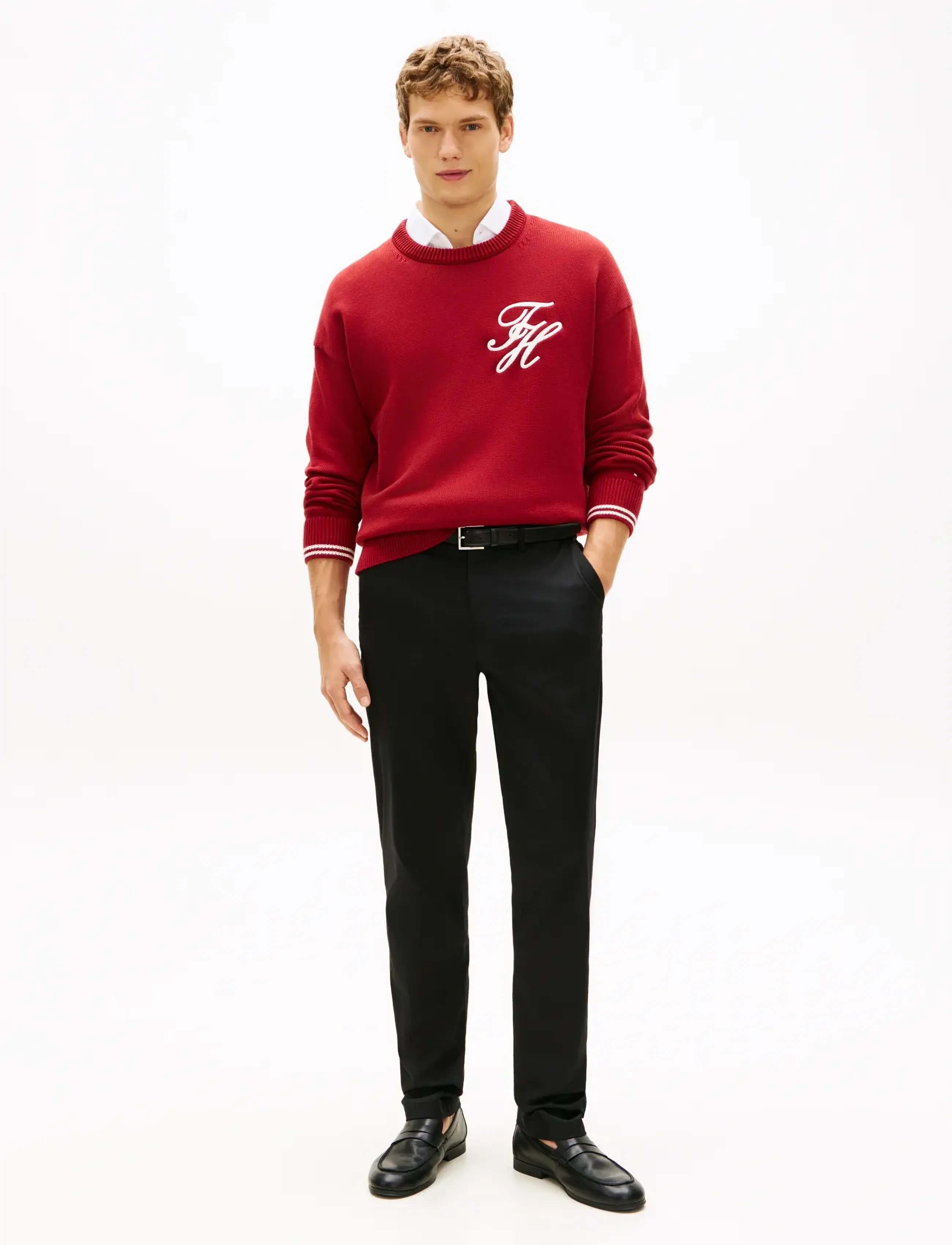 Tommy Hilfiger - LW COTTON SATIN DENTON CHINO - chinos - black - 3