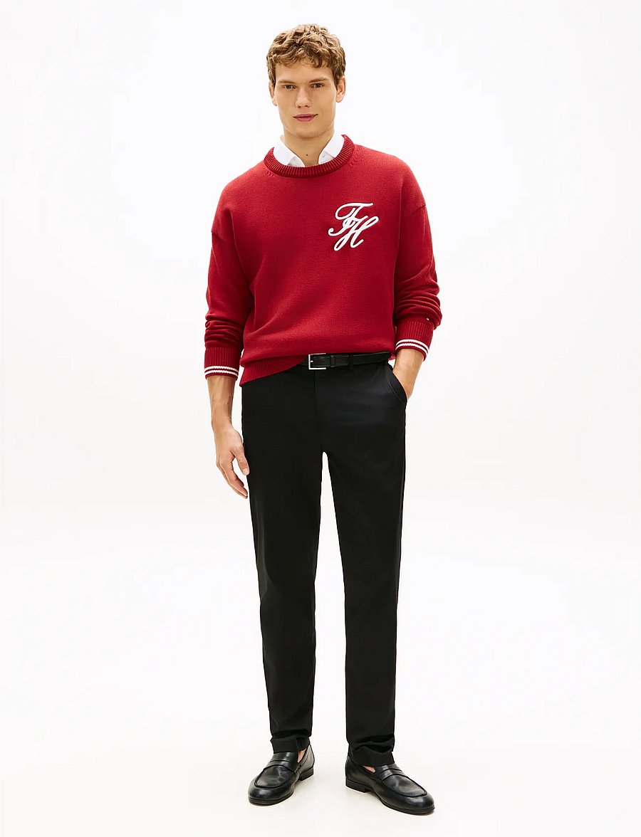 Tommy Hilfiger - LW COTTON SATIN DENTON CHINO - chinos - black - 3