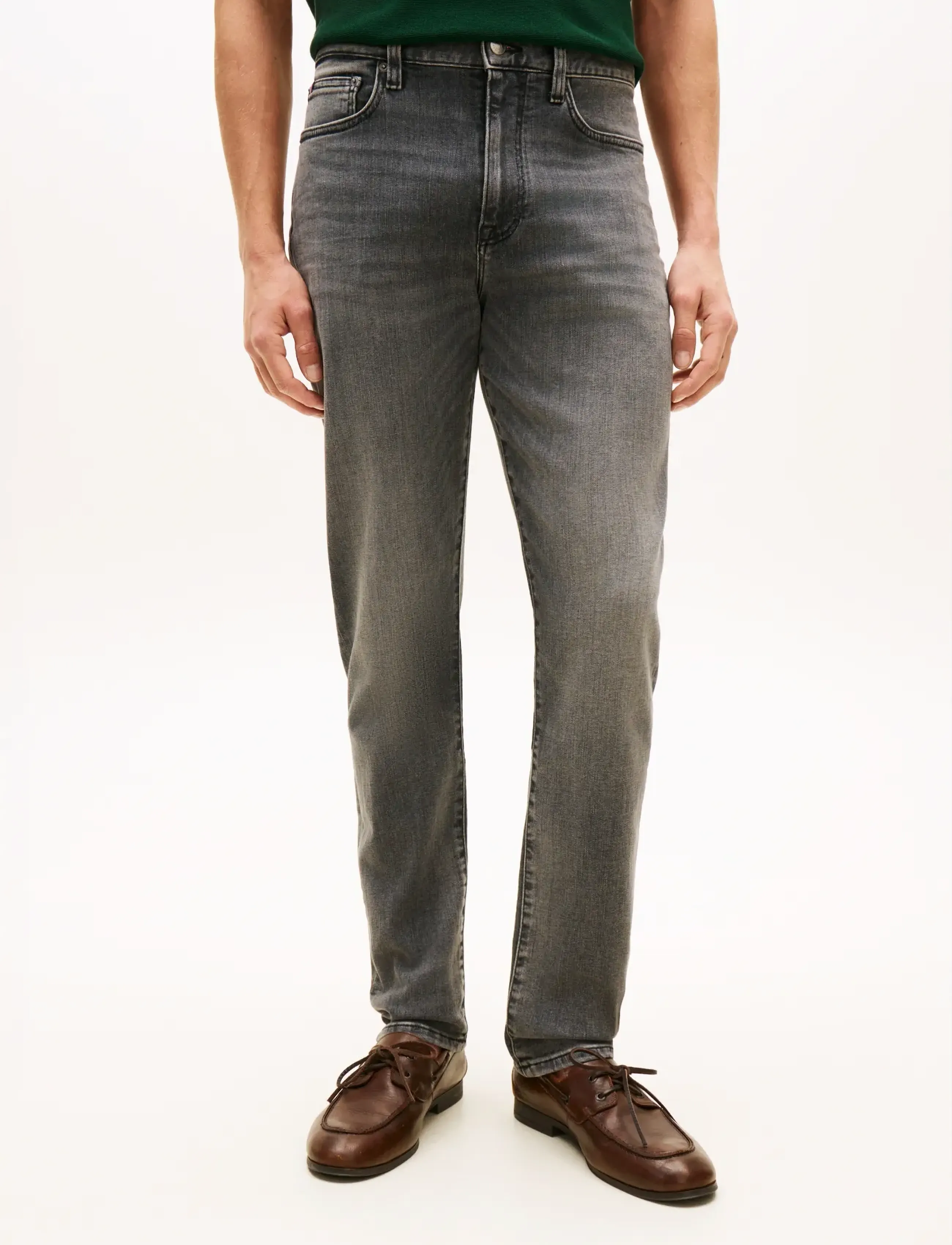 Tommy Hilfiger SLIM BLEECKER LEO GREY - Jeans - LEO GREY / grey