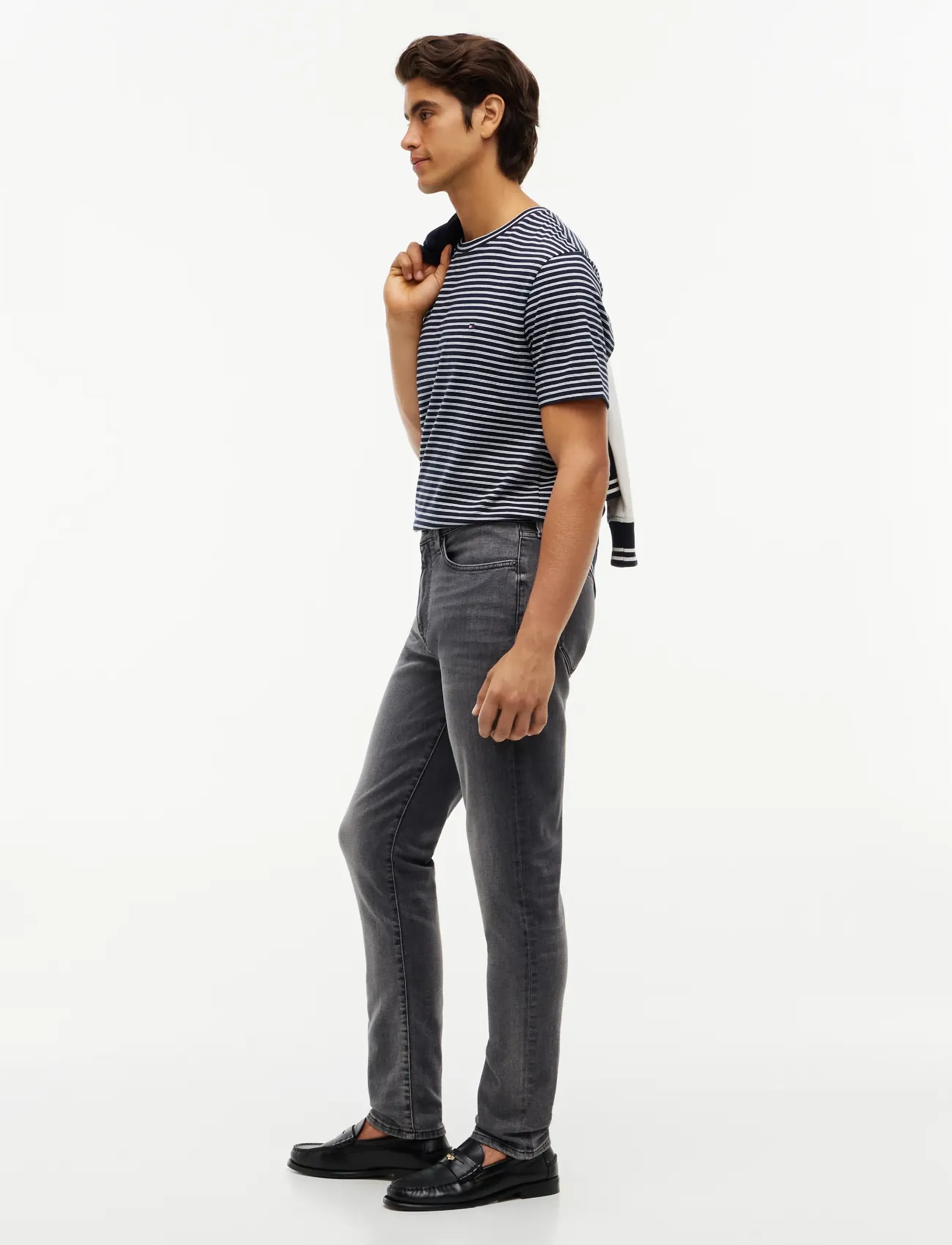 Tommy Hilfiger - SLIM BLEECKER LEO GREY - slim jeans - leo grey - 5