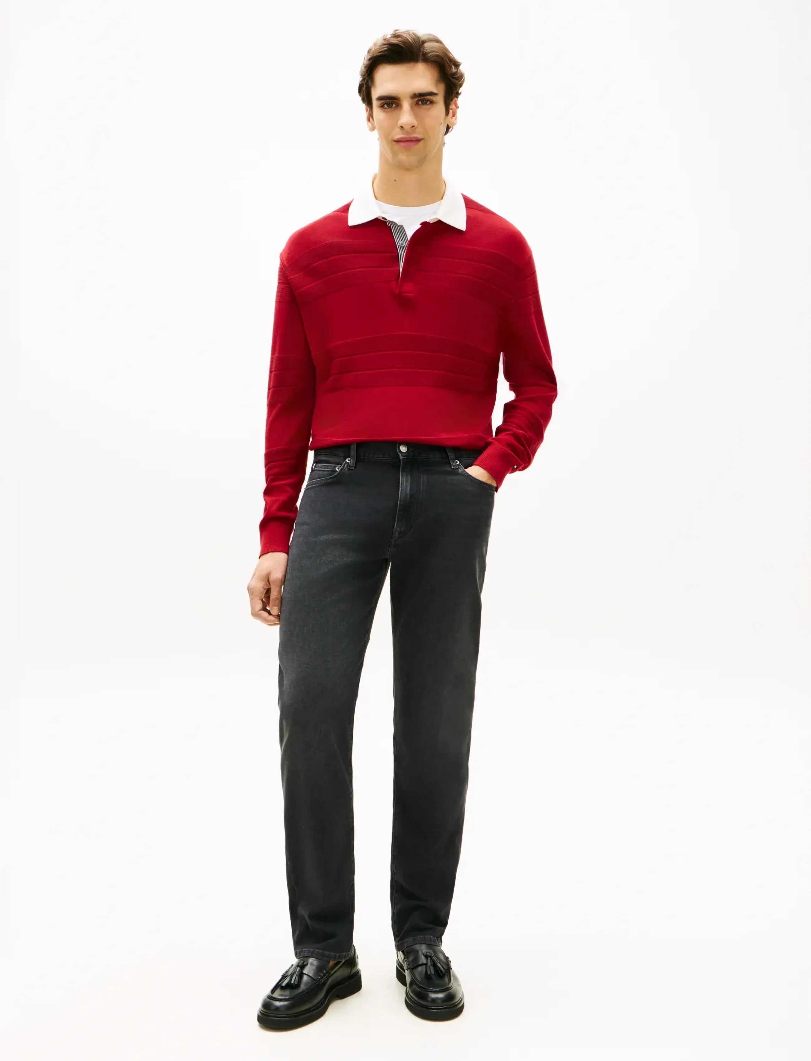 Tommy Hilfiger - SLIM STRAIGHT DENTON LUX IVO GRY - slim fit jeans - ivo grey lux - 3