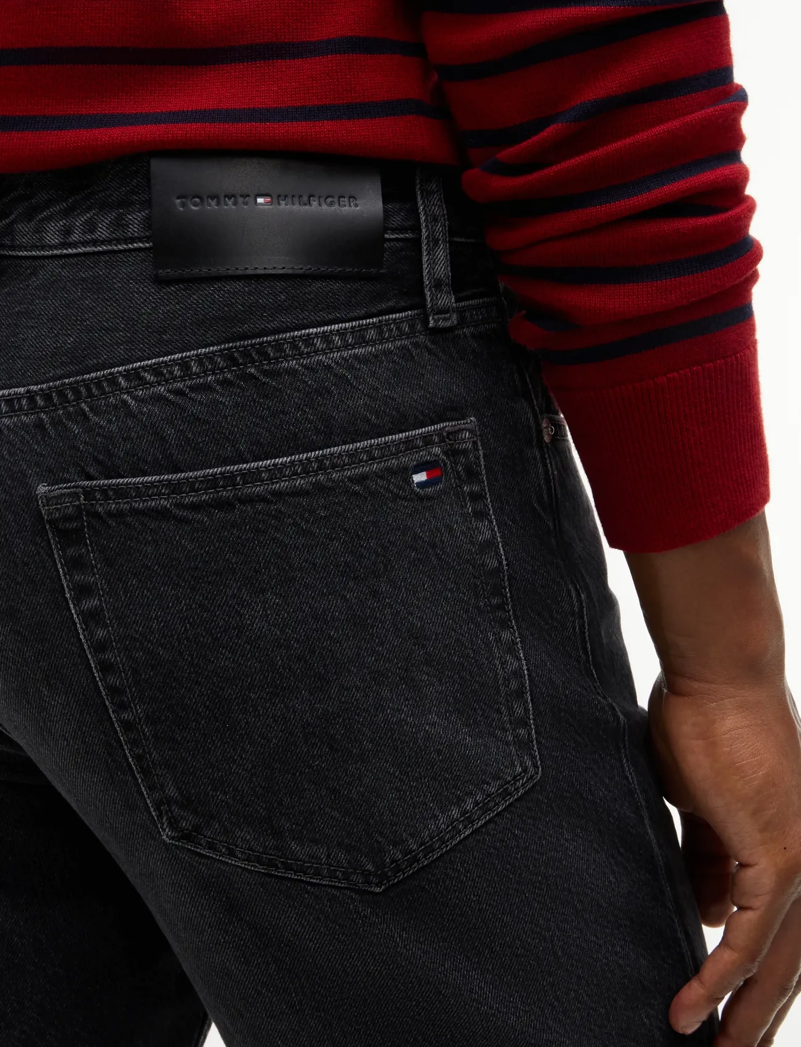 Tommy Hilfiger - REGULAR STRAIGHT DOVER DEX BLACK - regular jeans - dex black - 4