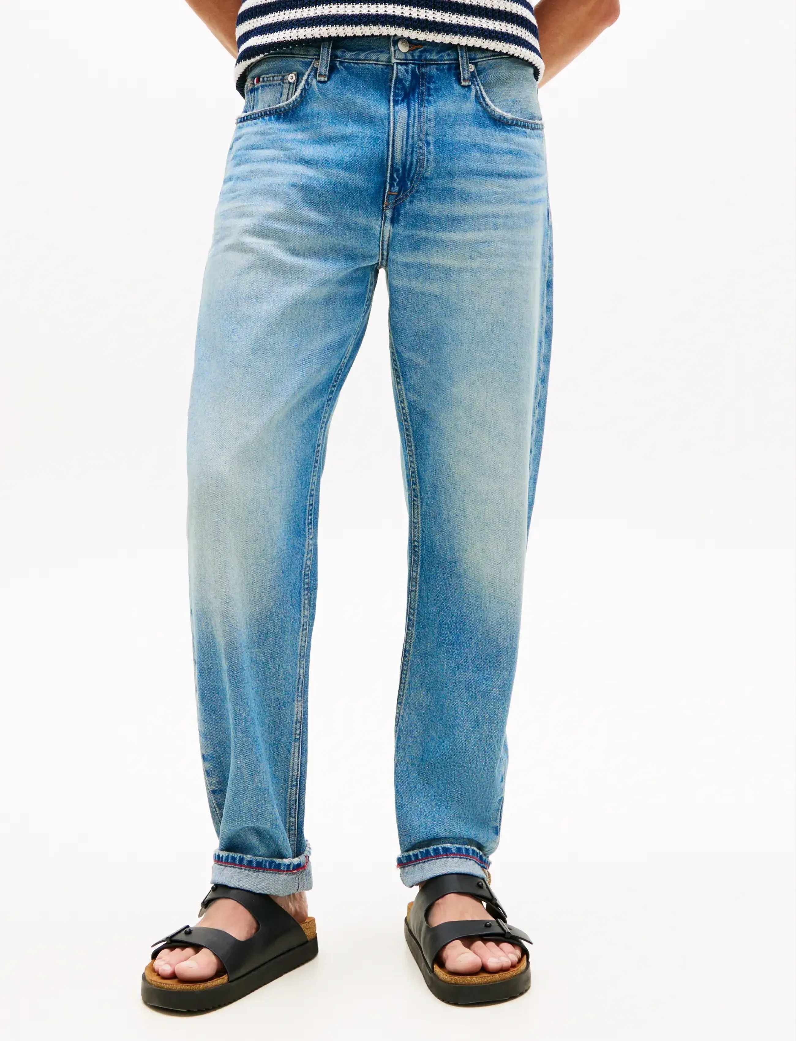 Tommy Hilfiger REGULAR TAPERED HARLEM TAJ BLUE - Teksariided - TAJ BLUE / blue