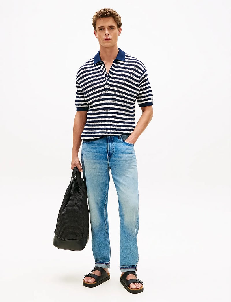 Tommy Hilfiger - REGULAR TAPERED HARLEM TAJ BLUE - tapered-lõikega teksad - taj blue - 3
