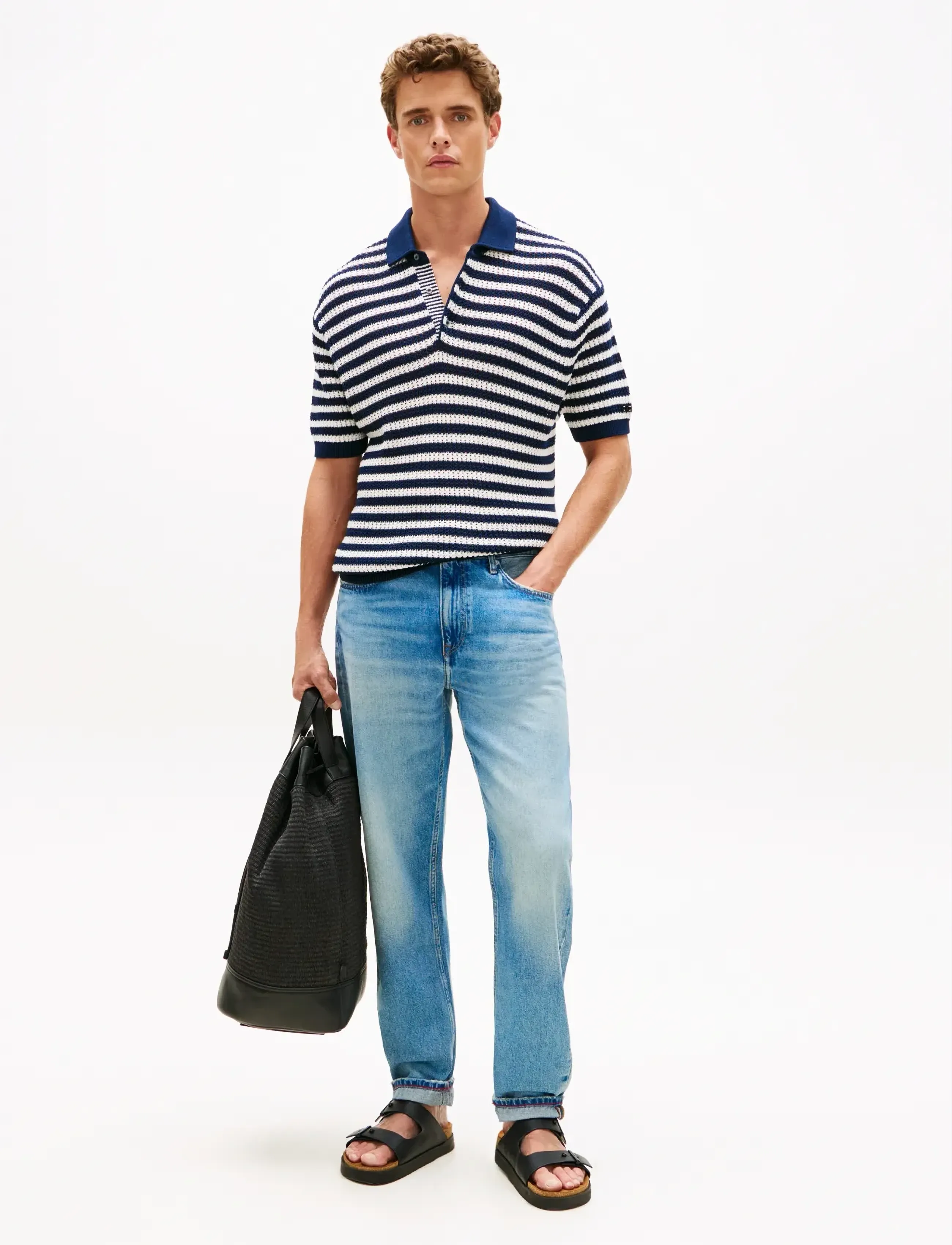 Tommy Hilfiger - REGULAR TAPERED HARLEM TAJ BLUE - tapered jeans - taj blue - 3