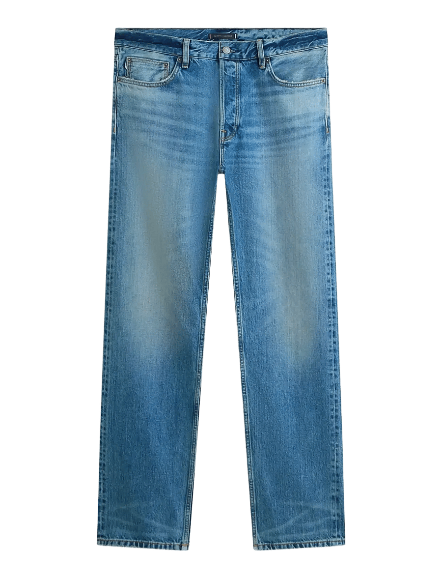 Tommy Hilfiger - REGULAR STRAIGHT DOVER TYE SLVDG - regular jeans - tye blue selvedge - 1