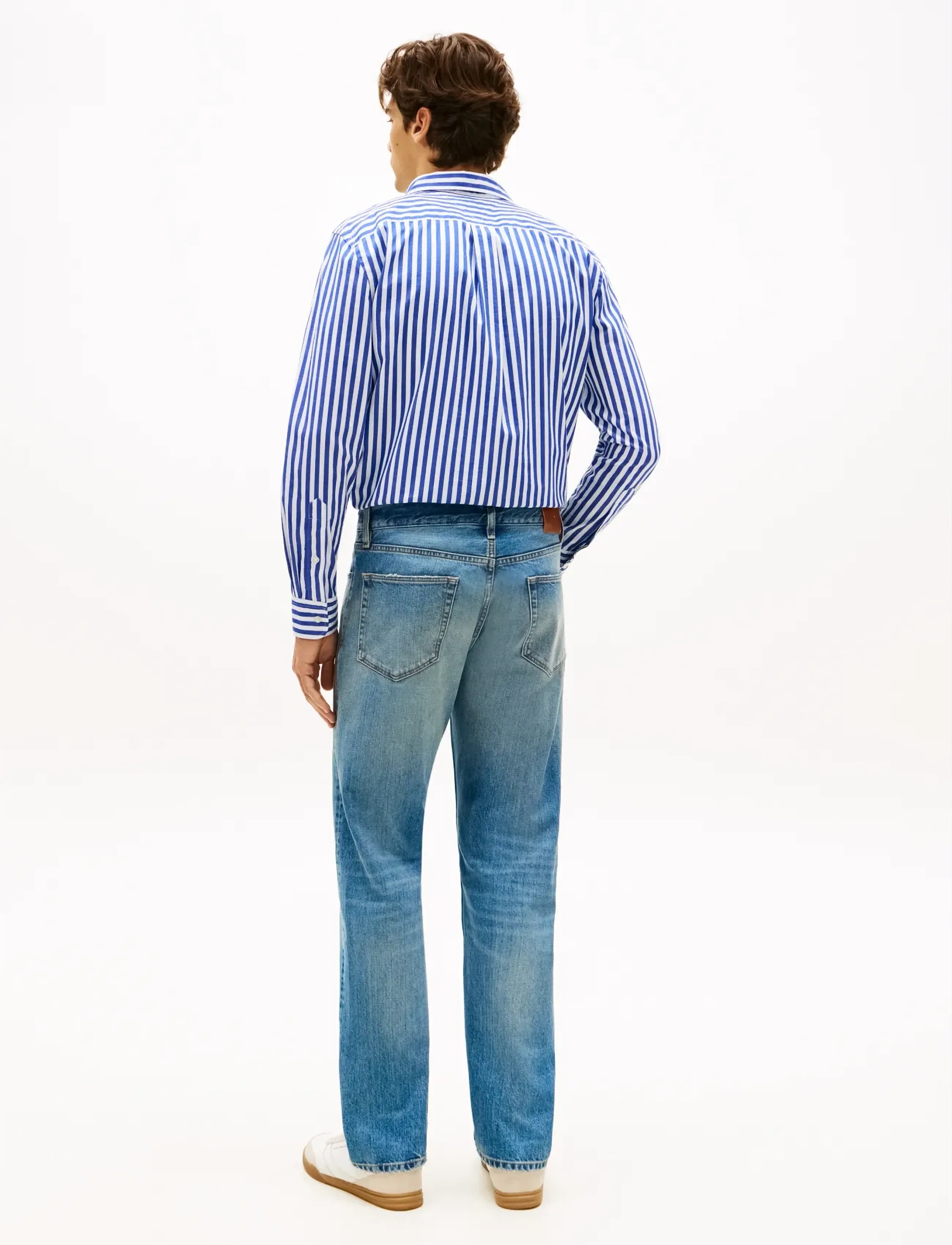 Tommy Hilfiger - REGULAR STRAIGHT DOVER TYE SLVDG - bukser & jeans - tye blue selvedge - 2